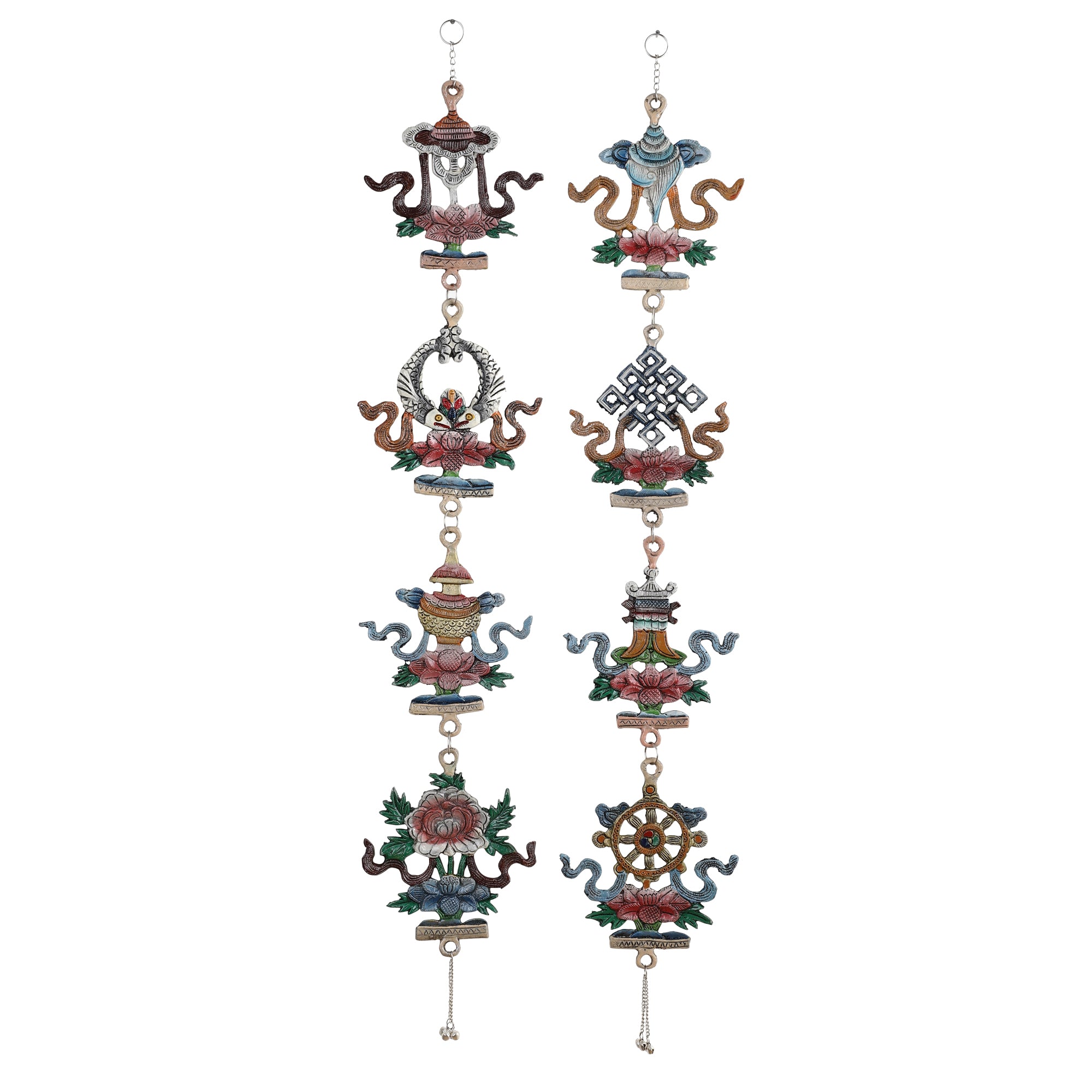 The Eight Lucky Signs - Multicolour (Set of 2)