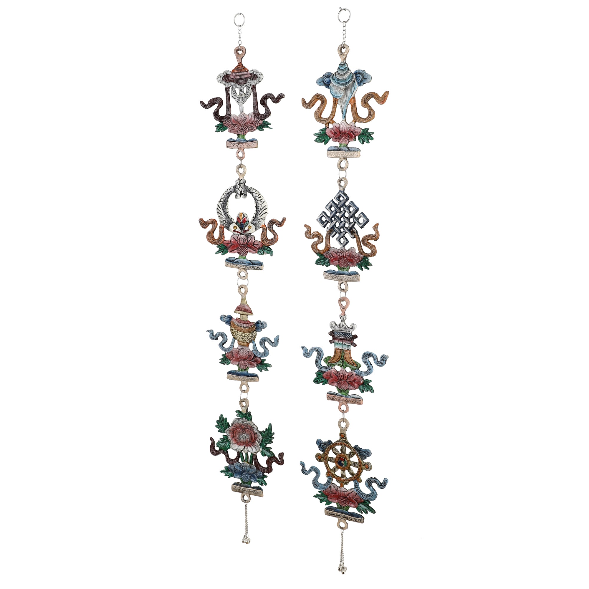 The Eight Lucky Signs - Multicolour (Set of 2)