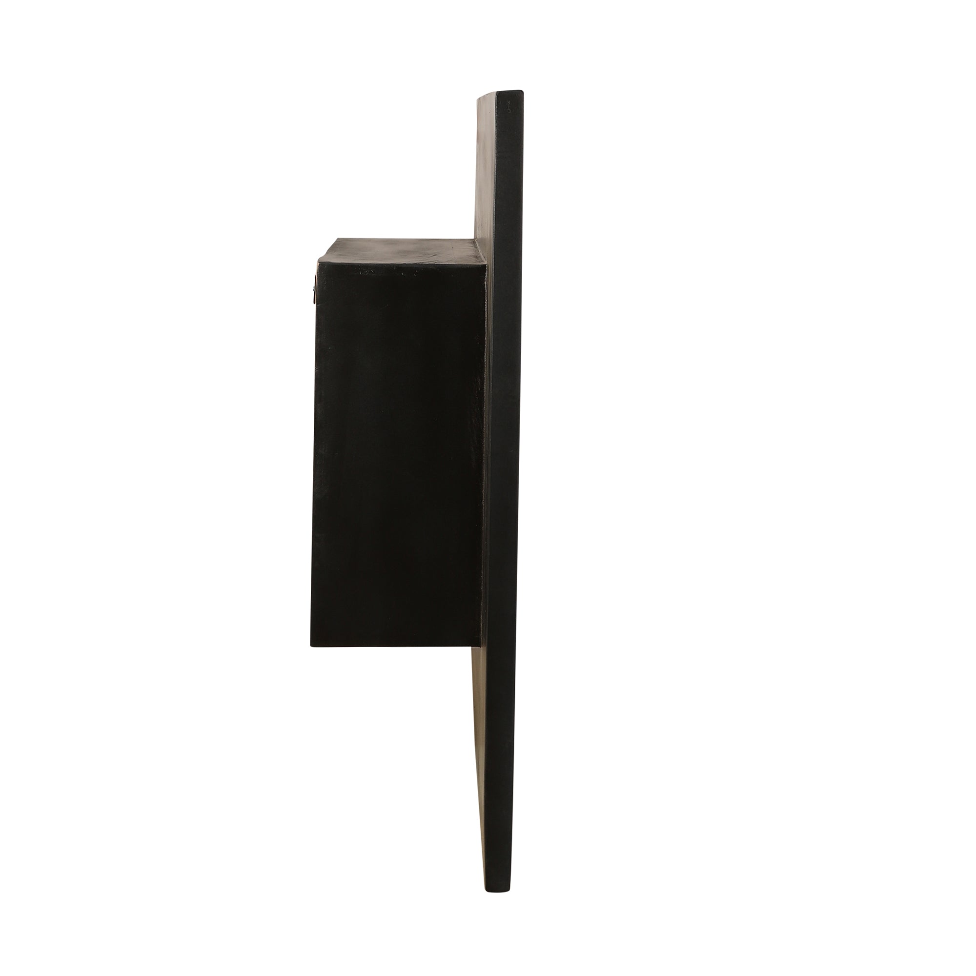 Inaayat Hand Carved Navy Frame Wall Shelf