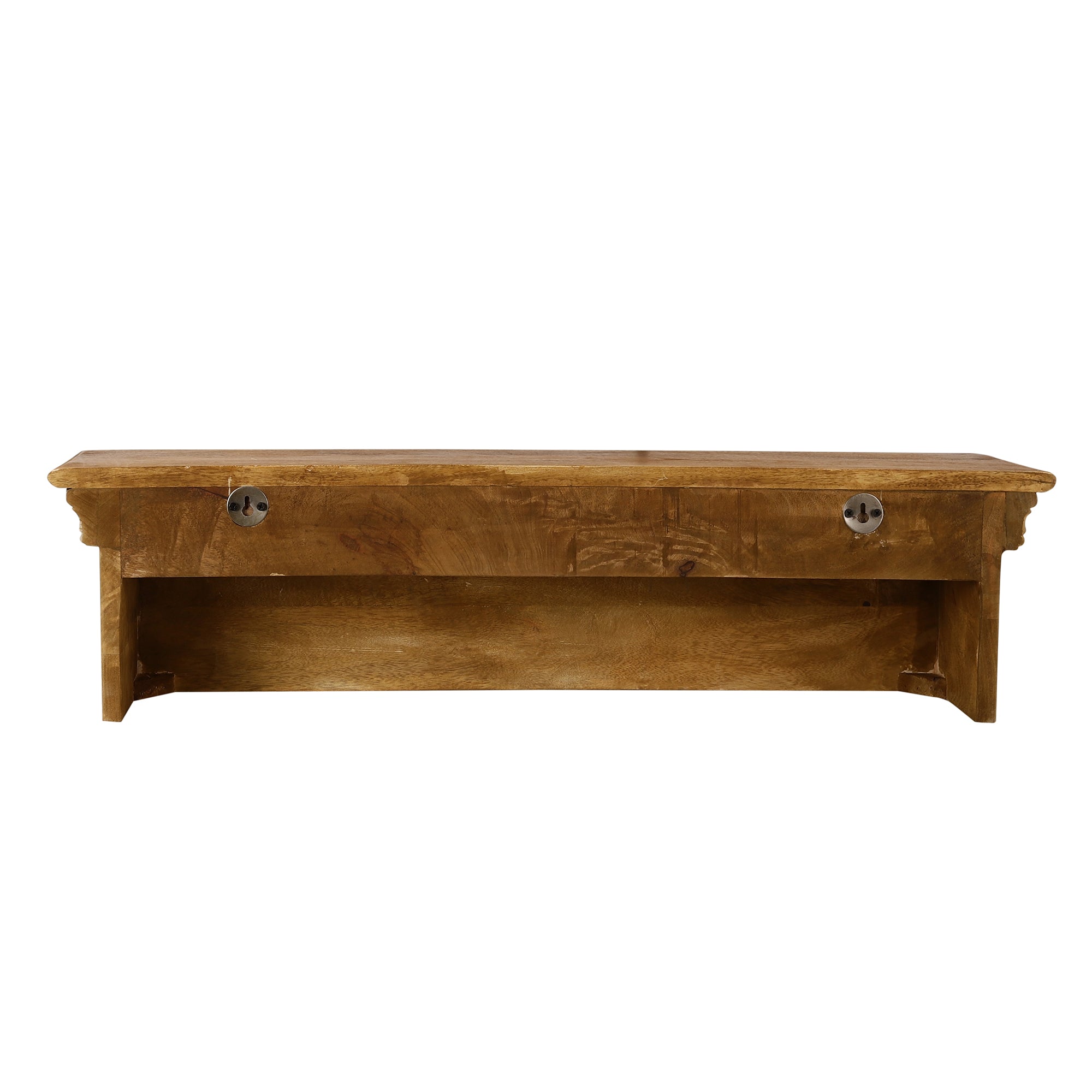 Phoolwari Hand Carved Wall Shelf