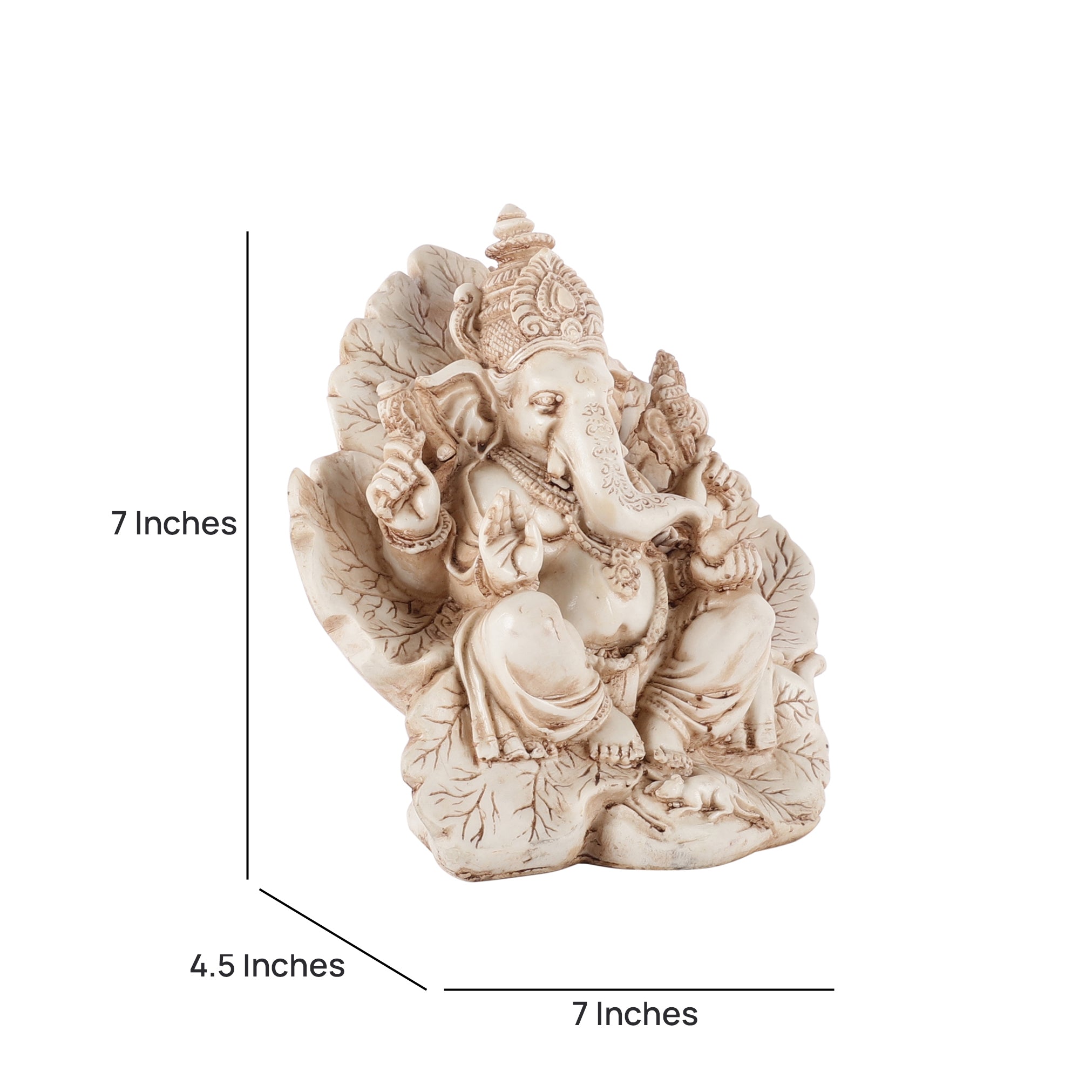 Lotus Ganesh Idol