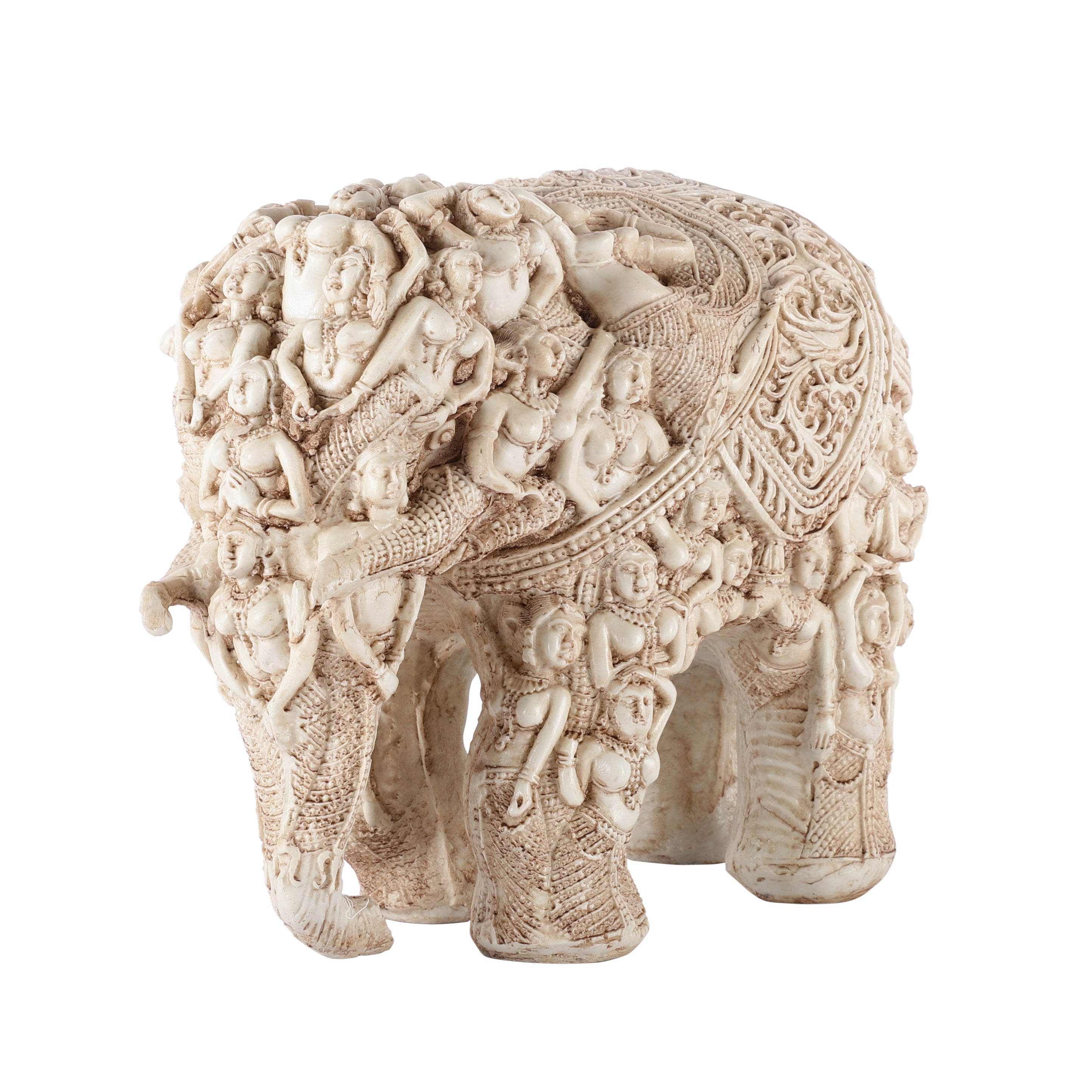 The Tribal Elephant (White)