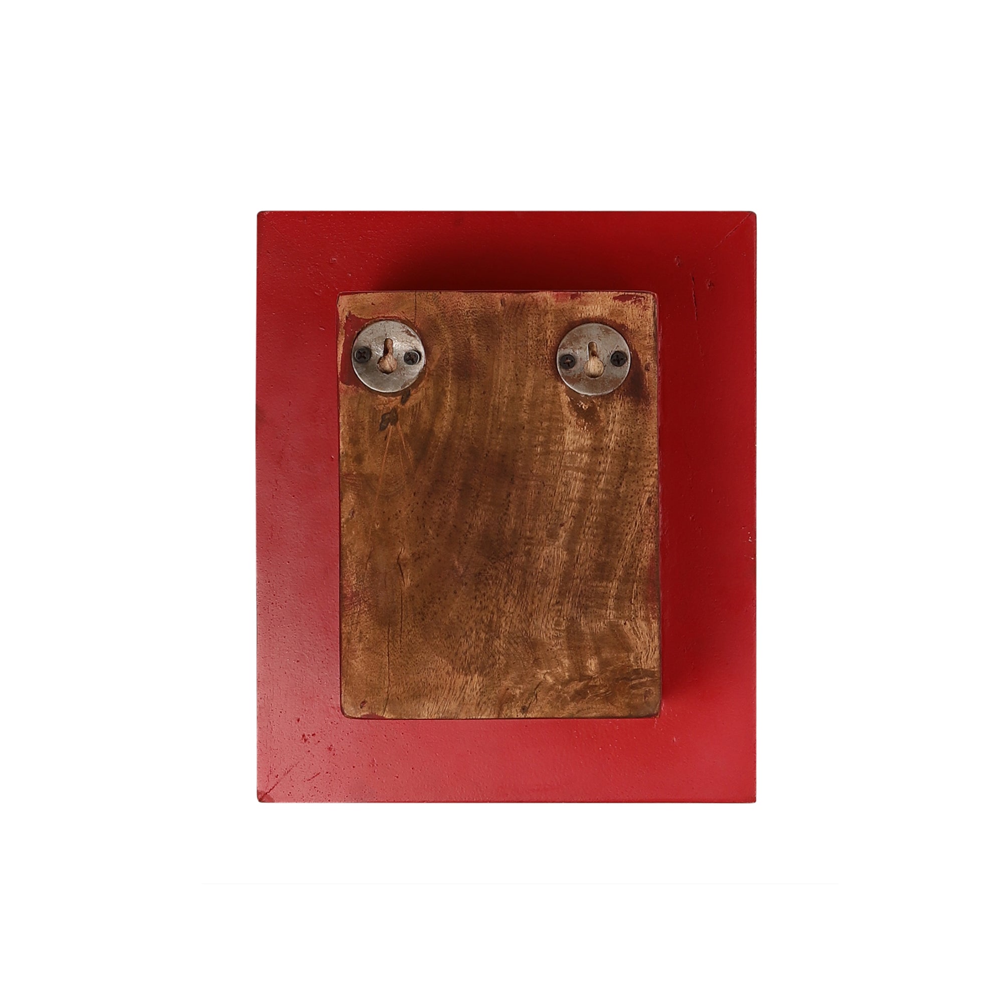 Naksh Red Wall Box Shelf