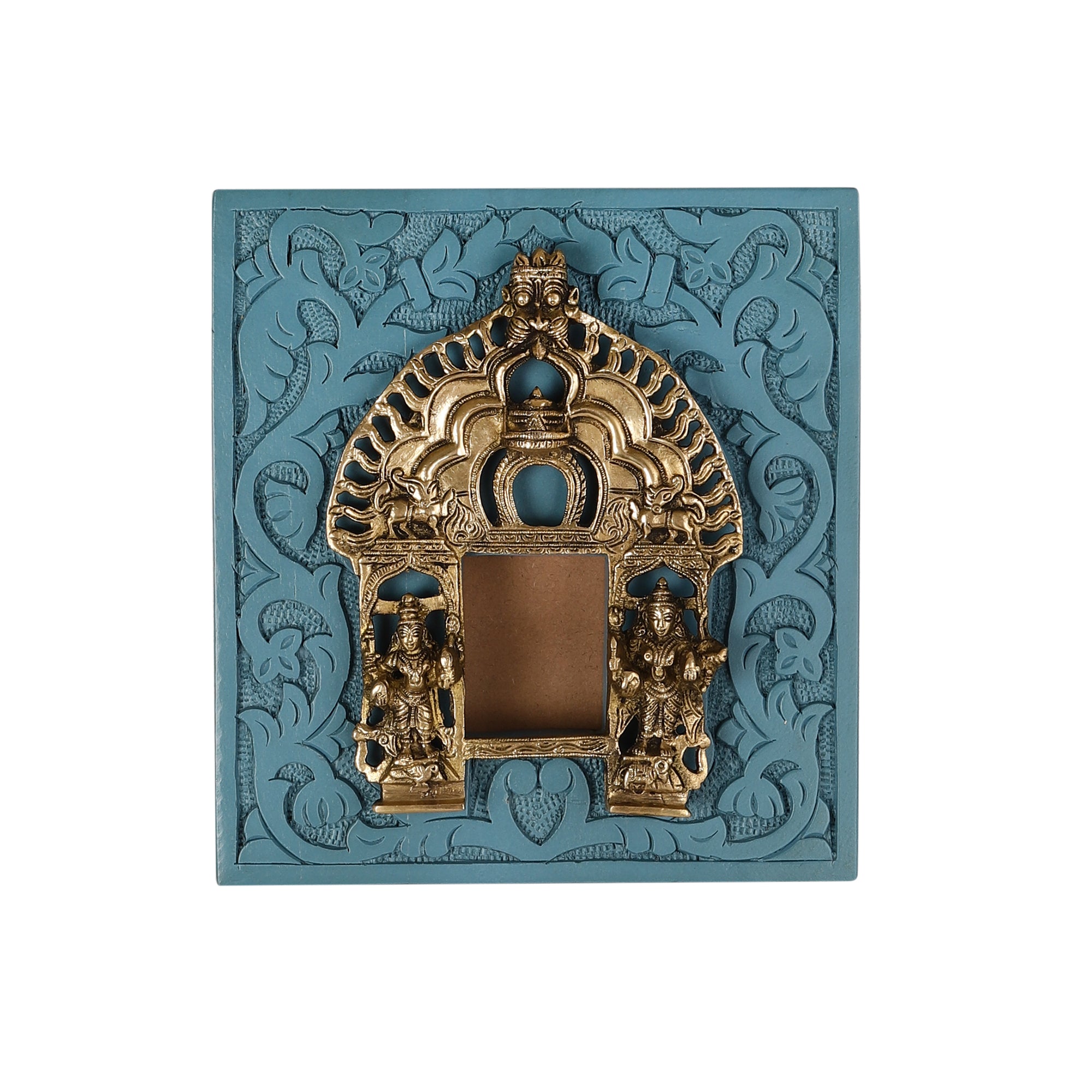 Gauhar Blue Framed Prabhavali