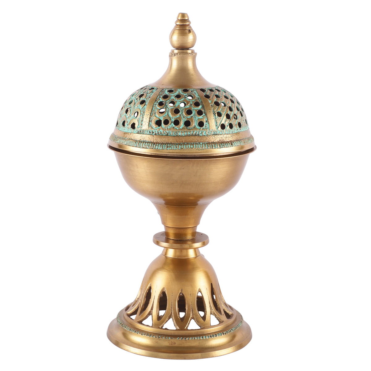 Meshed Handle Incense Holder (Large)