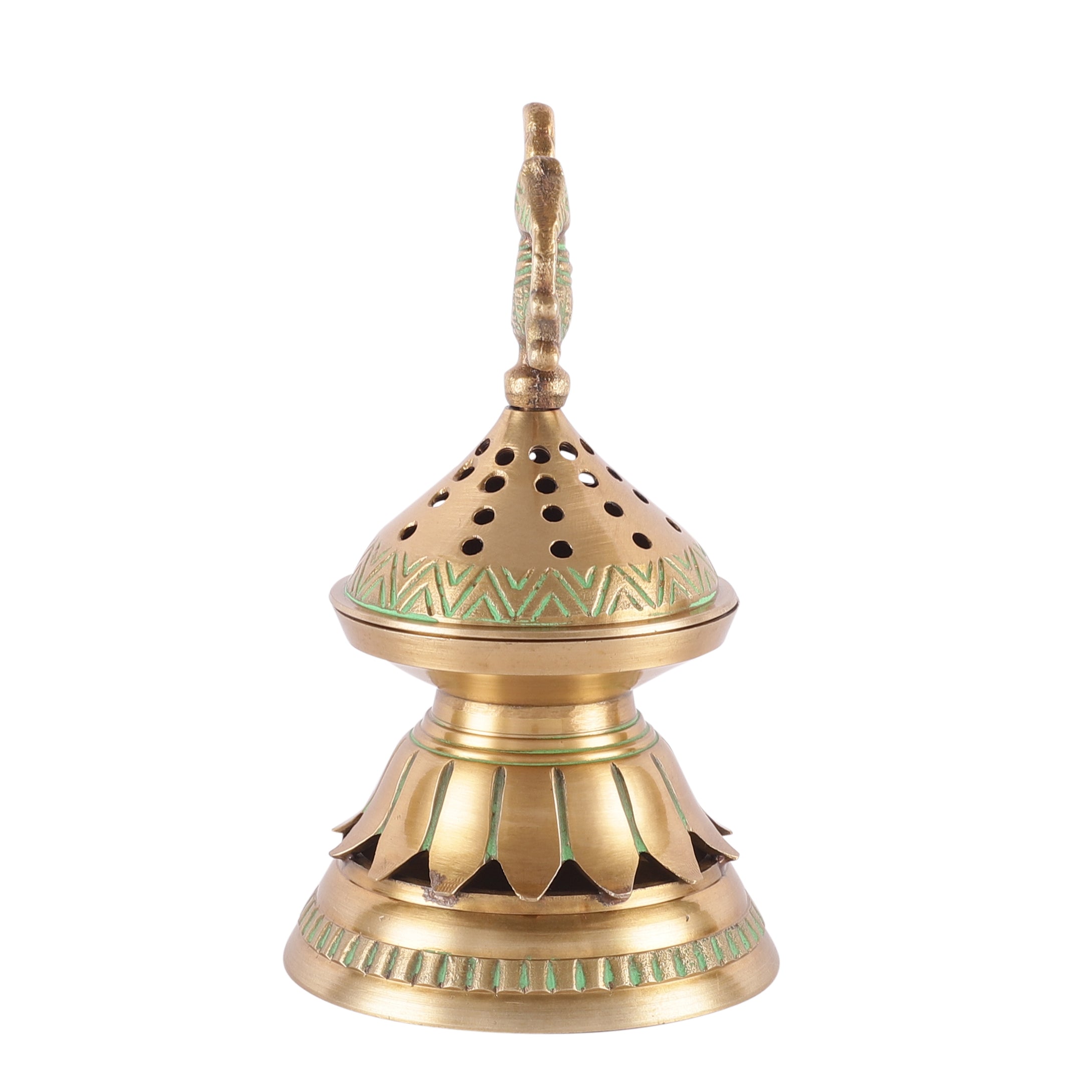 Peacock Lotus Incense Holder