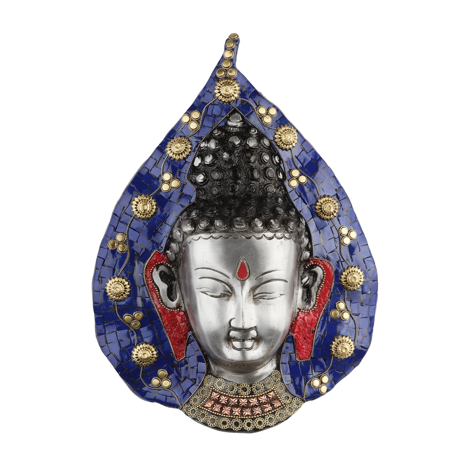 Buddha Wall Mask (Stone Finish)