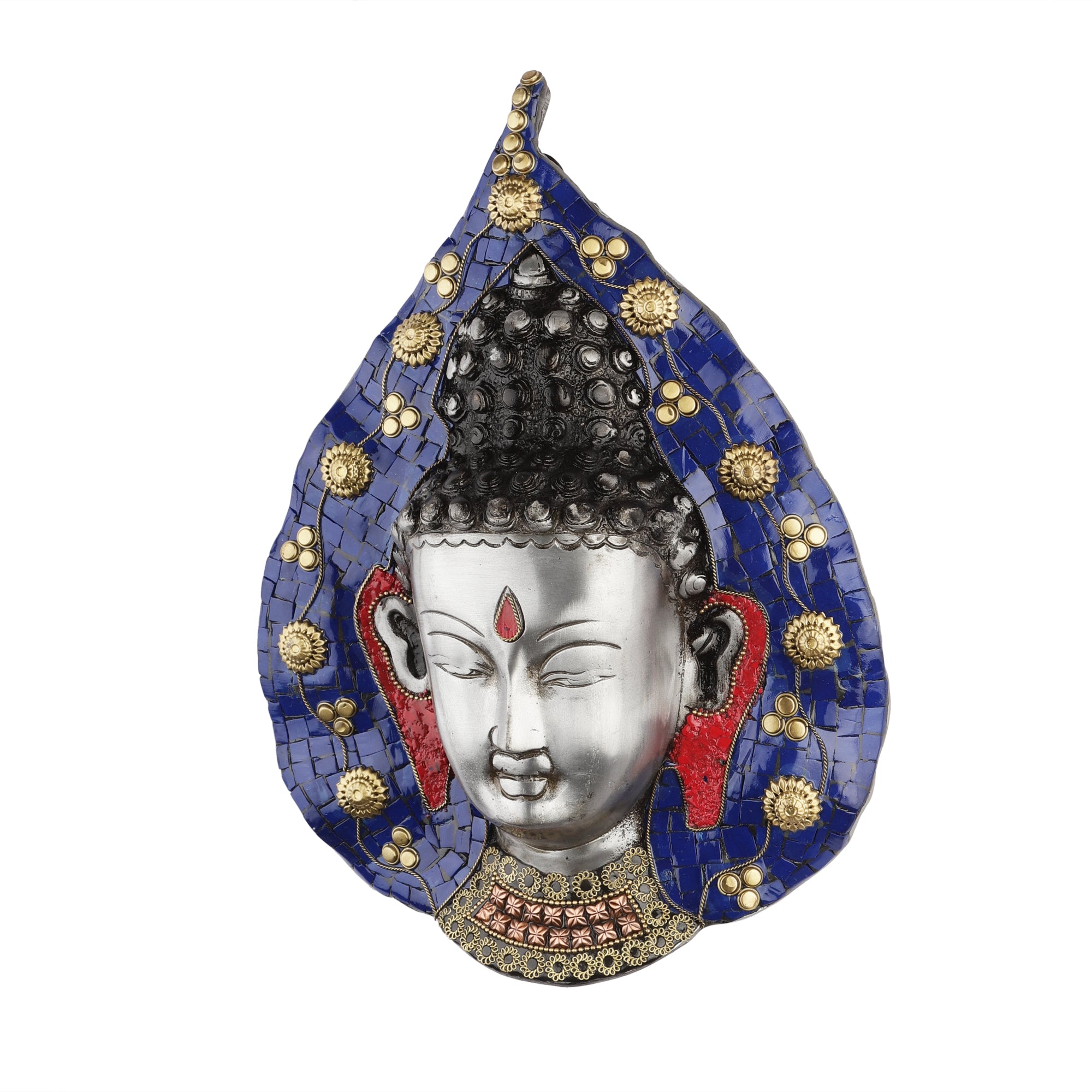 Buddha Wall Mask (Stone Finish)
