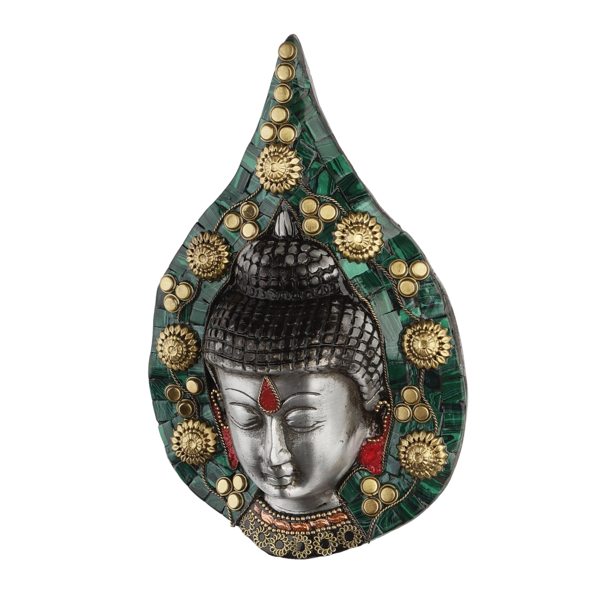 Buddha Wall Mask (Stone Finish)