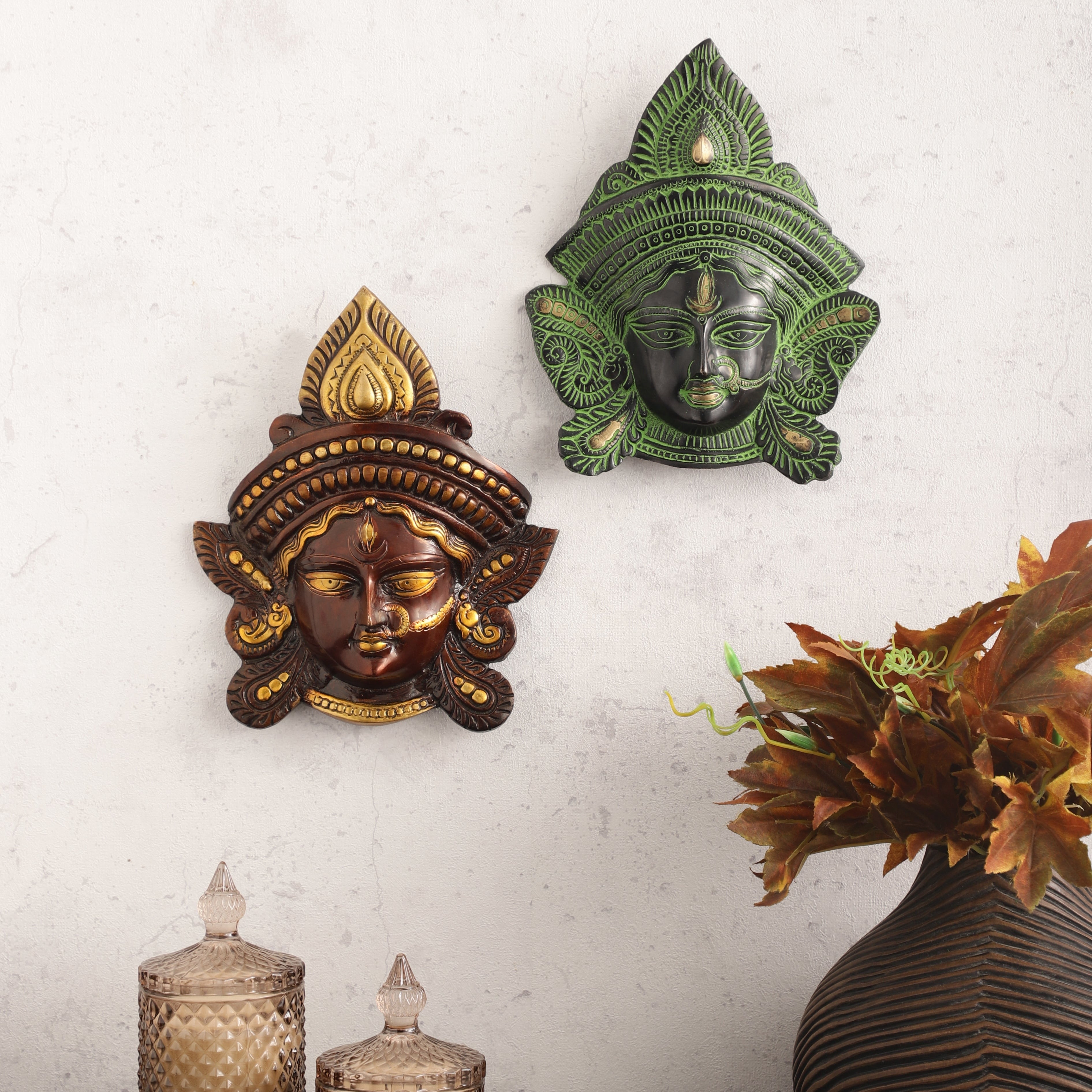 Durga Goddess Wall Mask - Medium (Single)