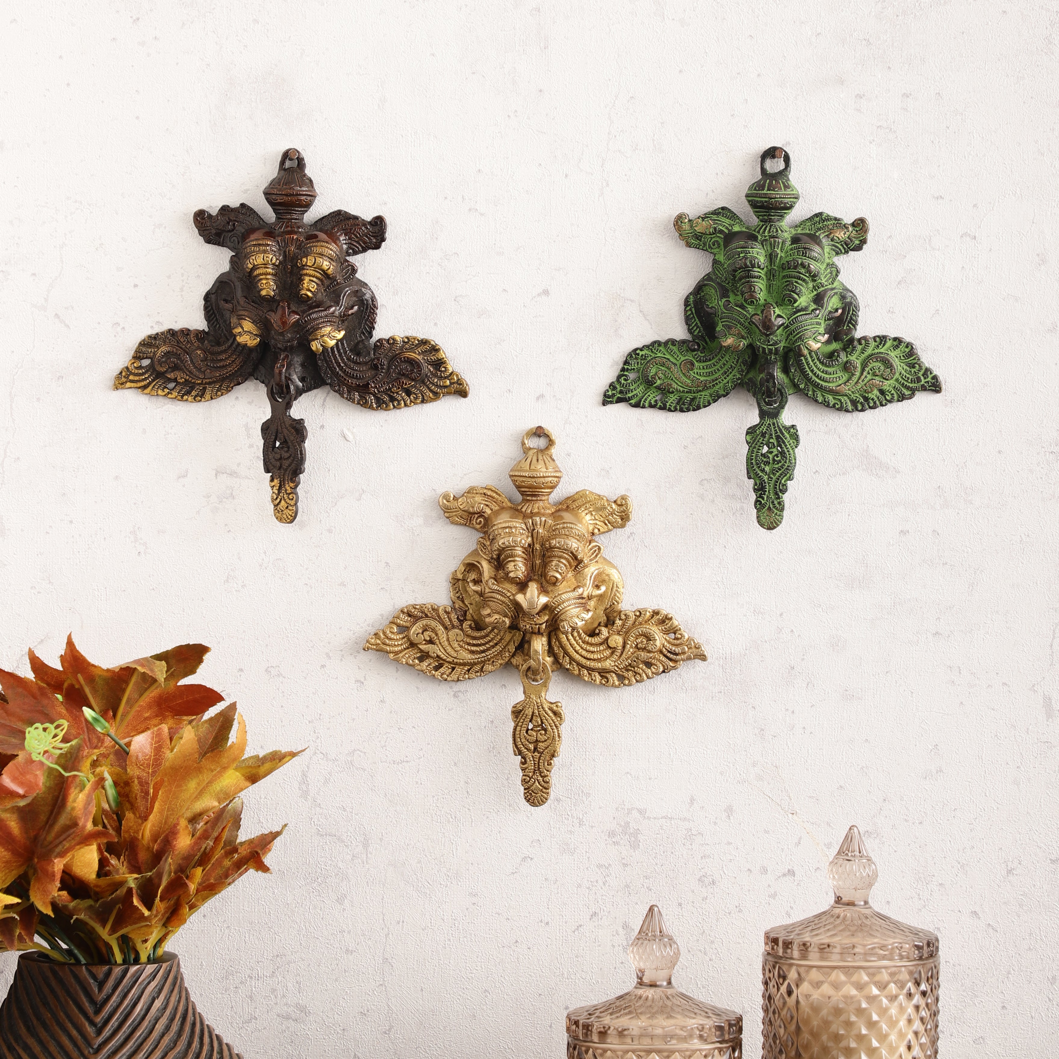 Garuda Metal Wall Hanging - Small (Single)