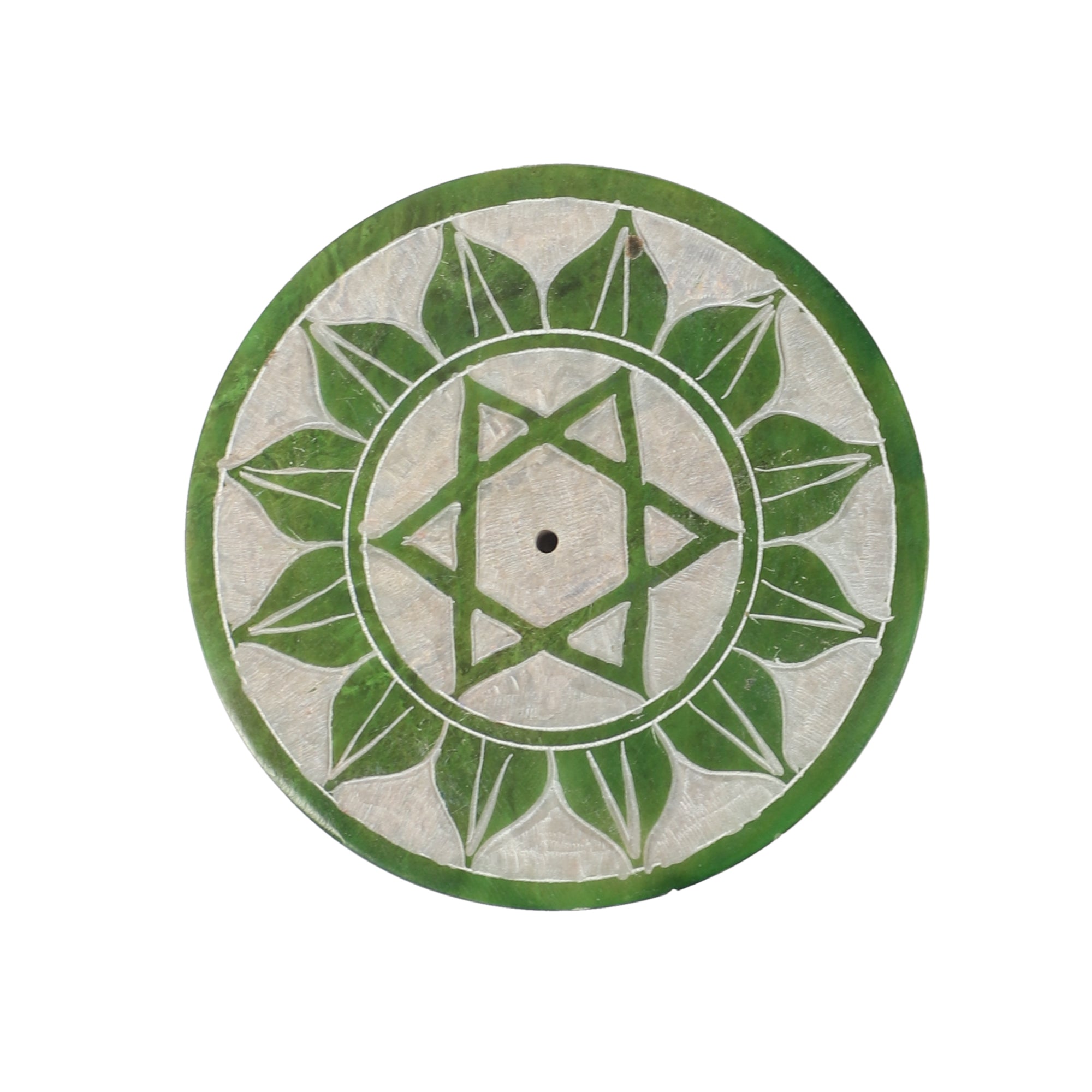 Seven Lucky Signs - Marble Incense Holder (Single)