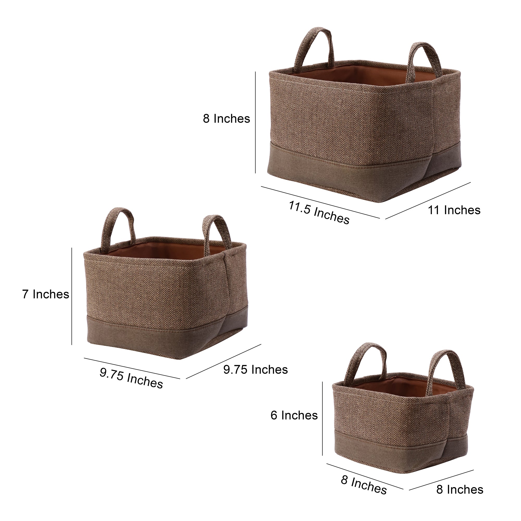 TweedLoom Storage (Set of 3)