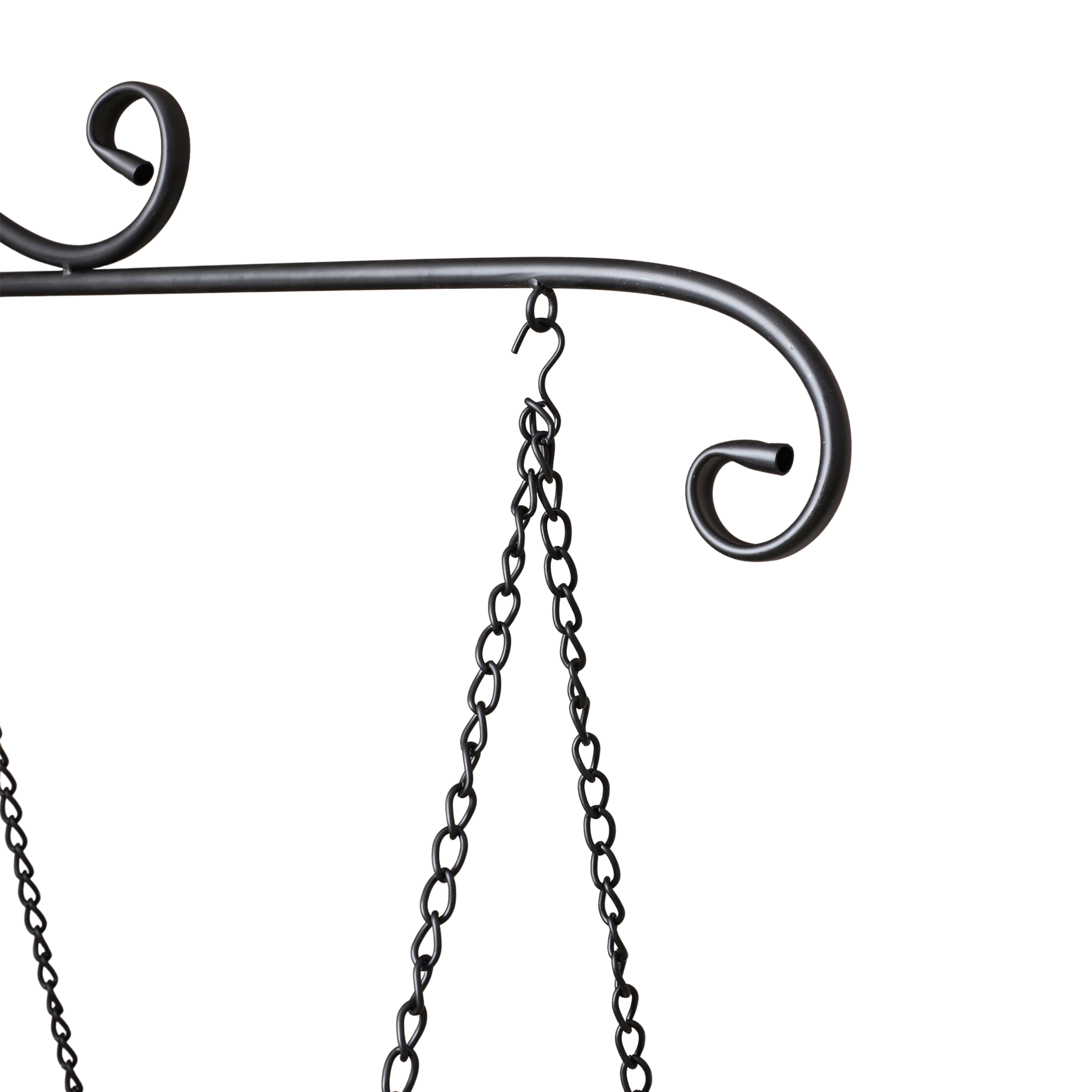 Wall Hanging Wheel Barrow Planter (Black)