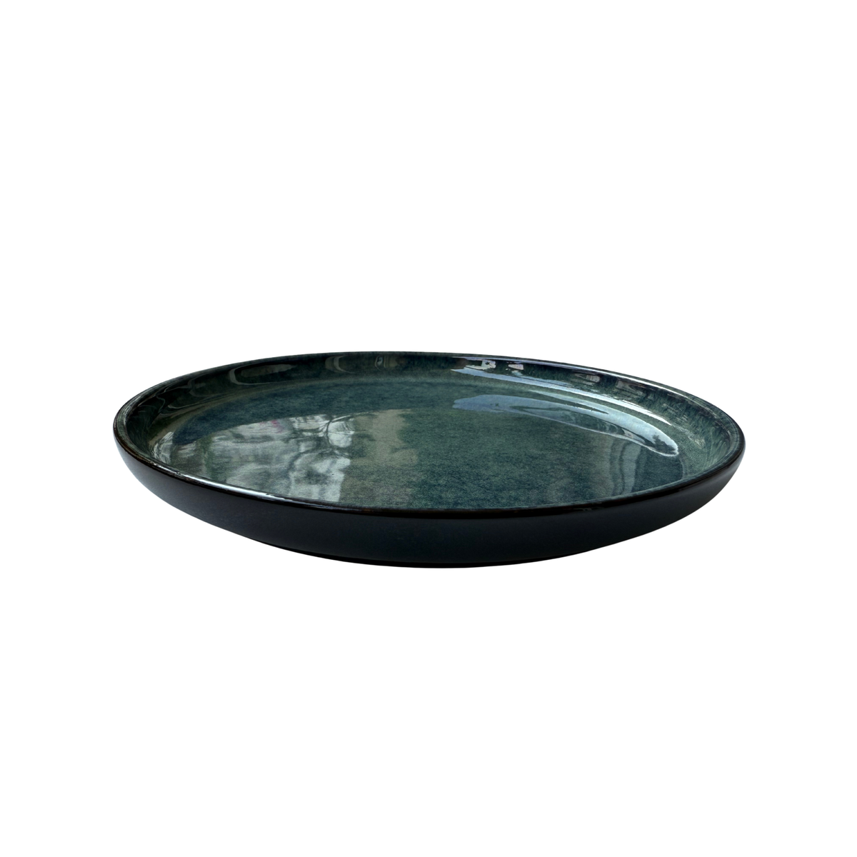 Jade Lagoon Ceramic Dinner Plate (Set of 4)