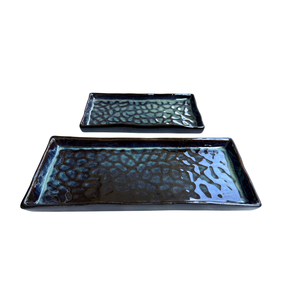 Riverbed Rectangular Ceramic Platter