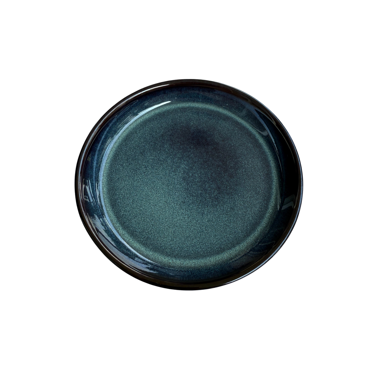 Jade Lagoon Ceramic Snack Plate (Set of 4)