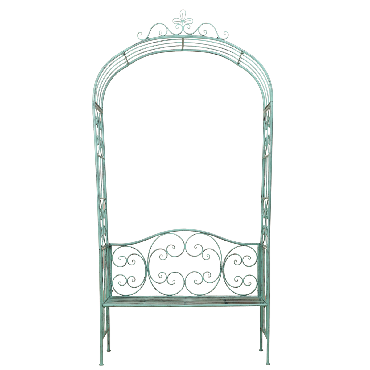 Olive Garden Outdoor Bench With Arch