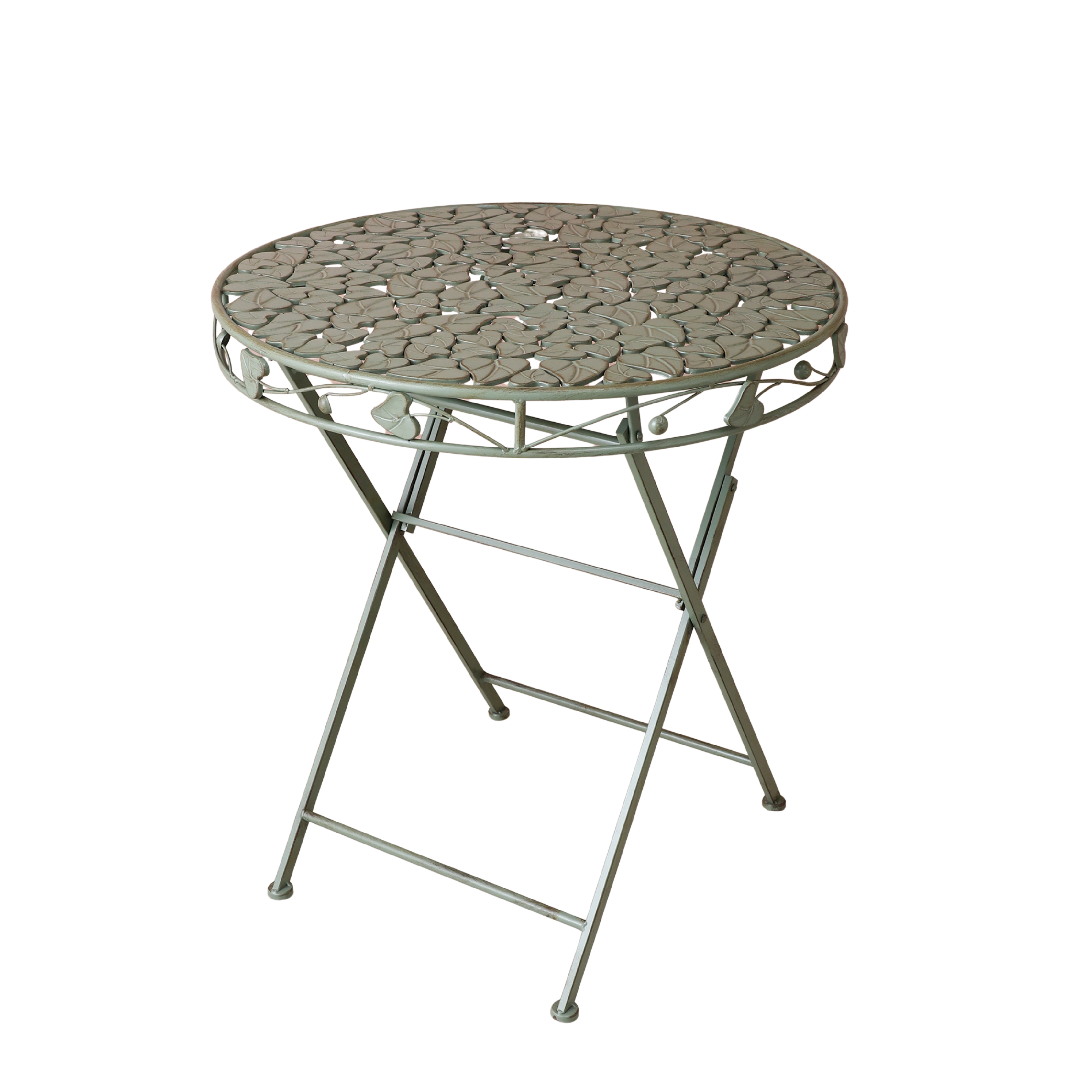 Sage Green Foldable Outdoor Chair & Table (Single)