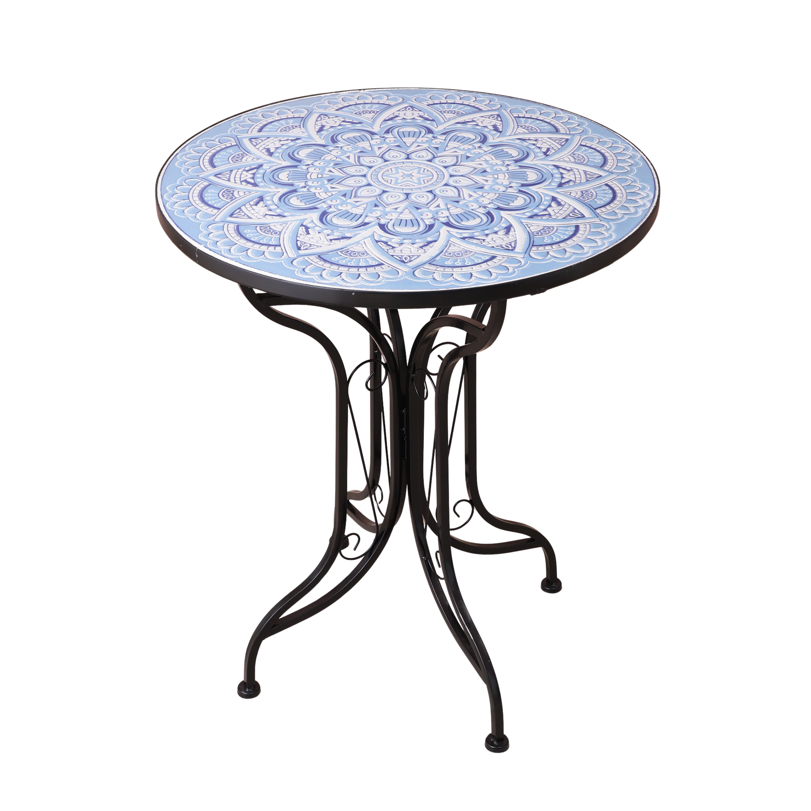 Santorini Outdoor Chairs & Table (Set of 3)