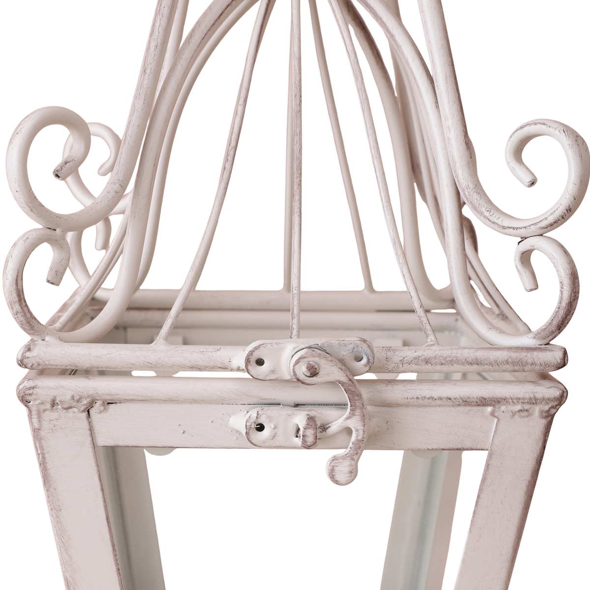 Victorian White Lamp Post