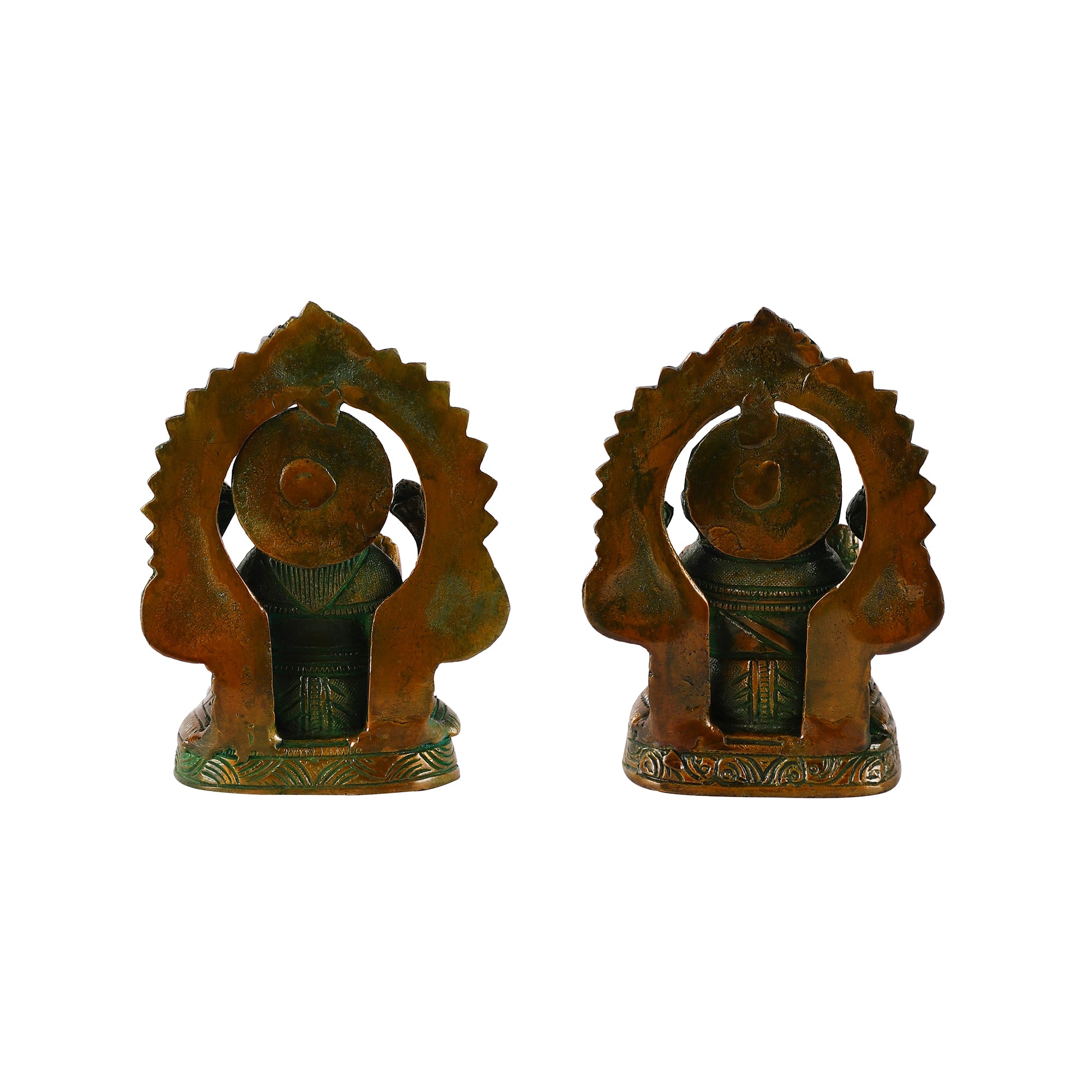 Ganesh Laxmi Brass Idols (Single Piece)