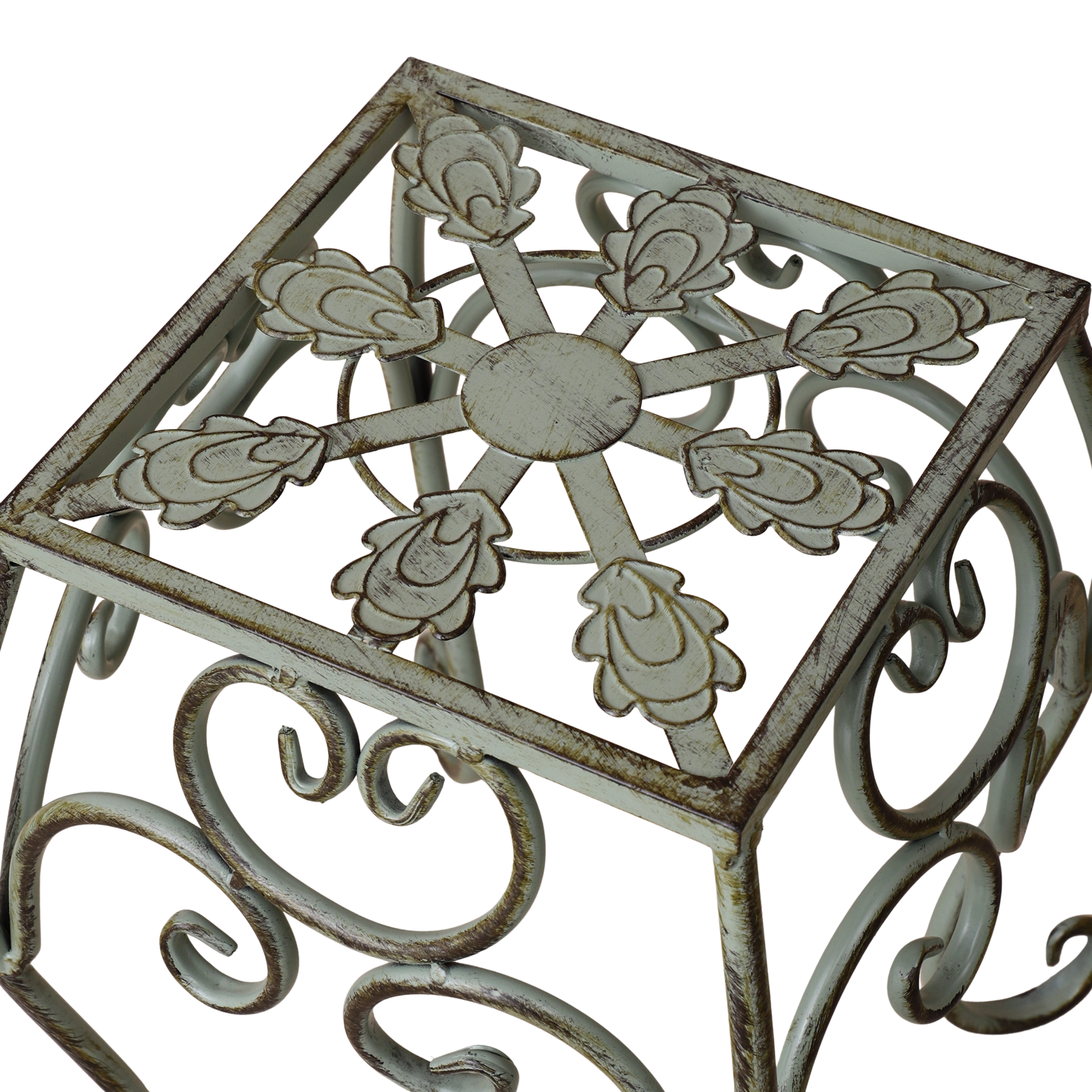 Olive Garden Square Decorative Short Tables (Set of 2)