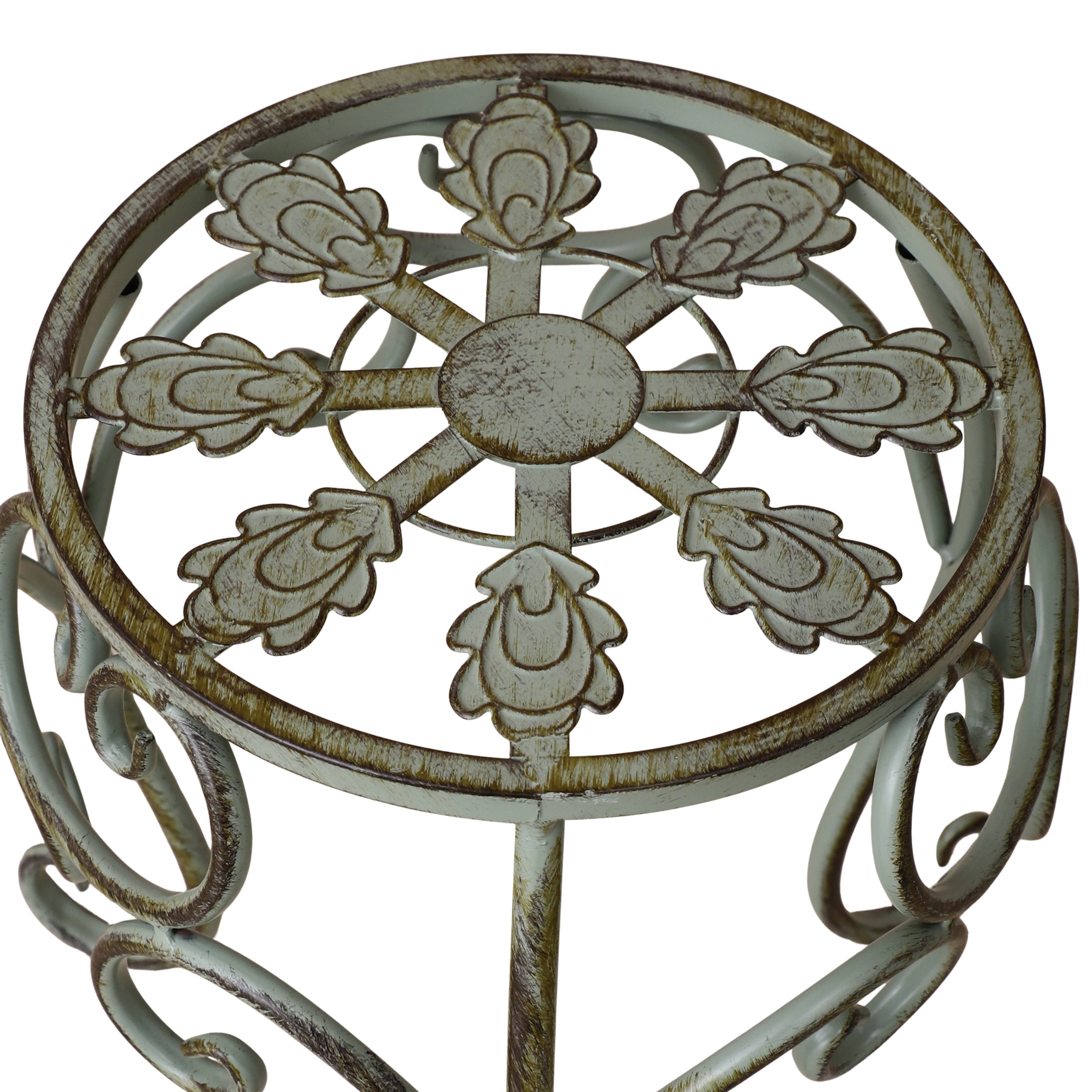 Olive Garden Round Decorative Short Tables (Set of 2)