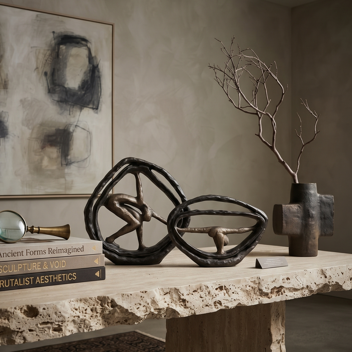 Acrobat & Equilibrium Ring Sculpture