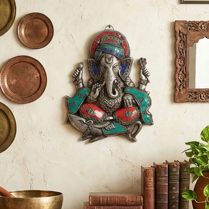 Ganesh Stone Wall Art