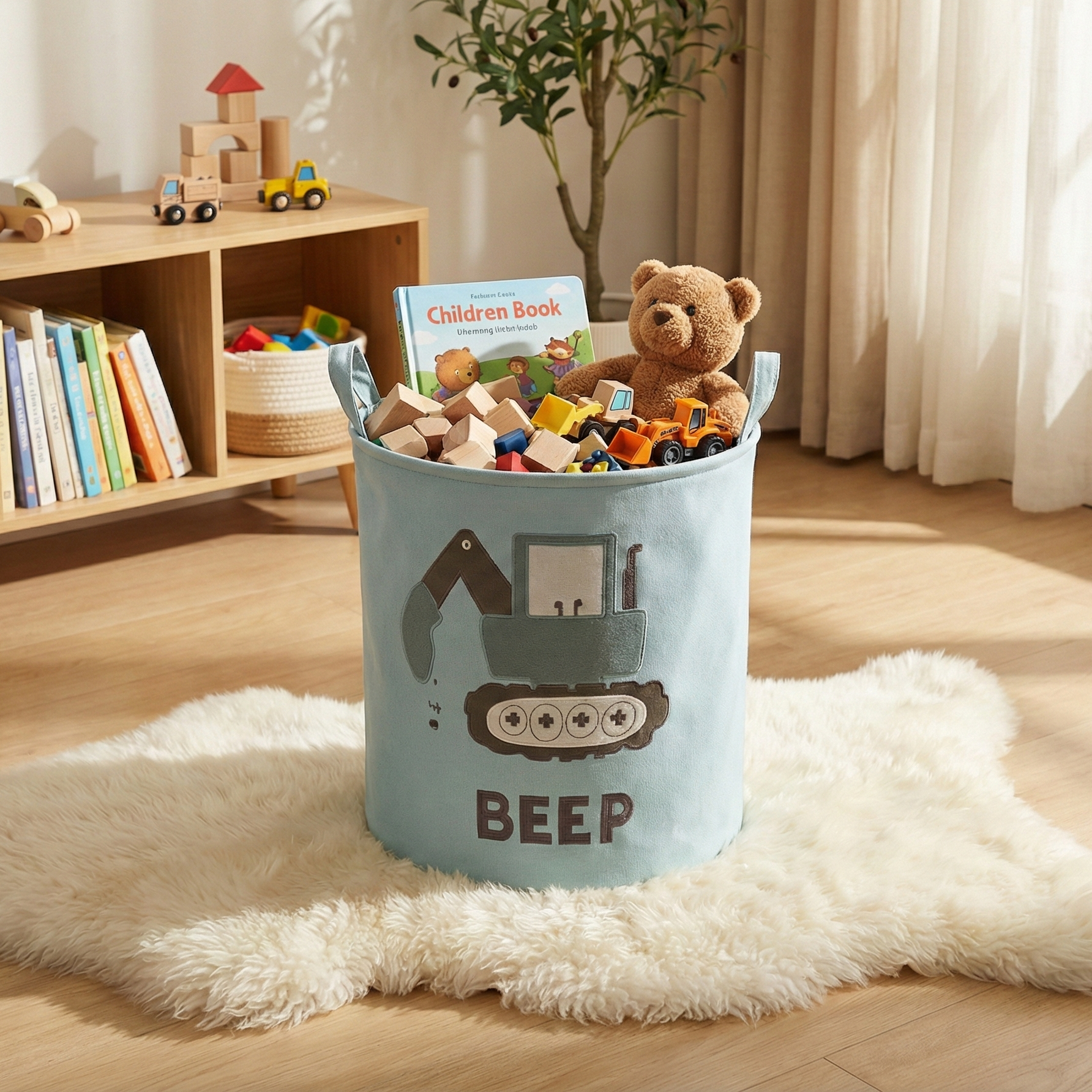 Beep & Build Storage Bin