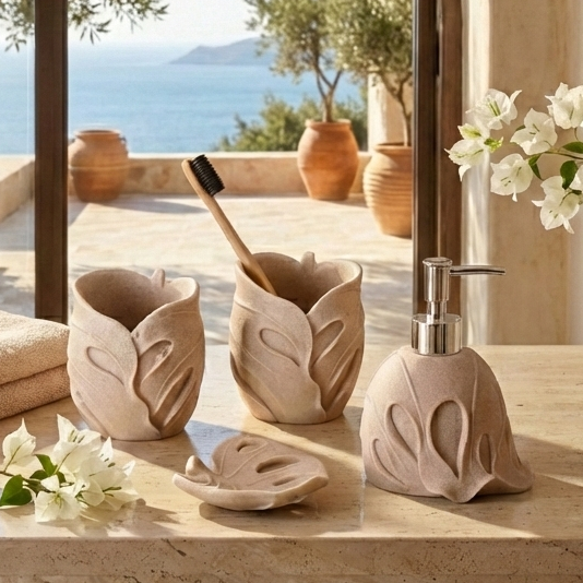 Coastal Calm 4 Piece Bath Set