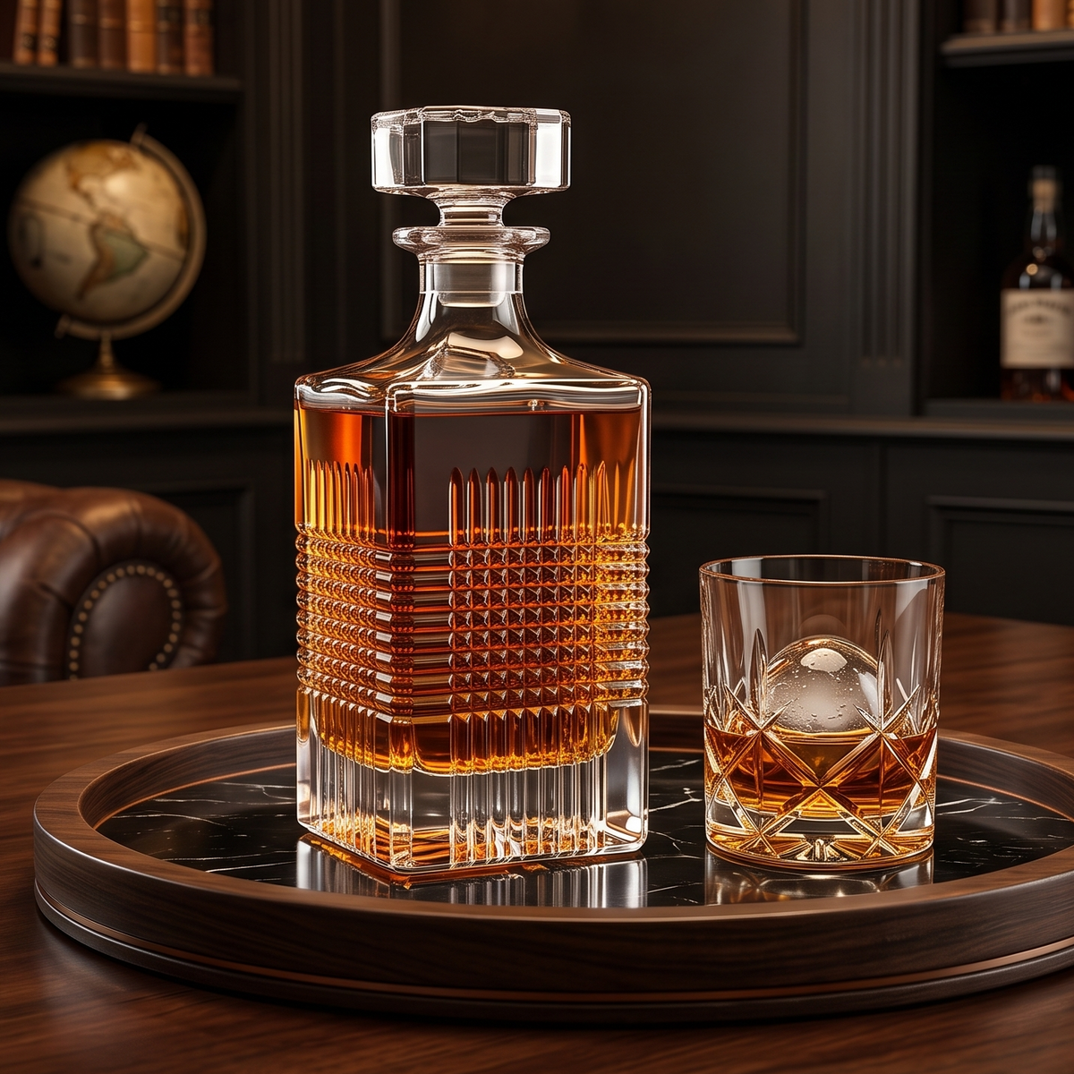 The Meridian Crystal Decanter