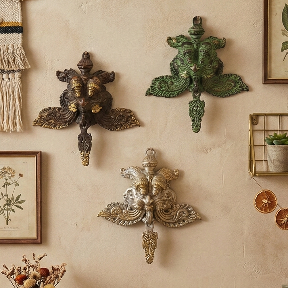 Garuda Metal Wall Hanging - Small (Single)