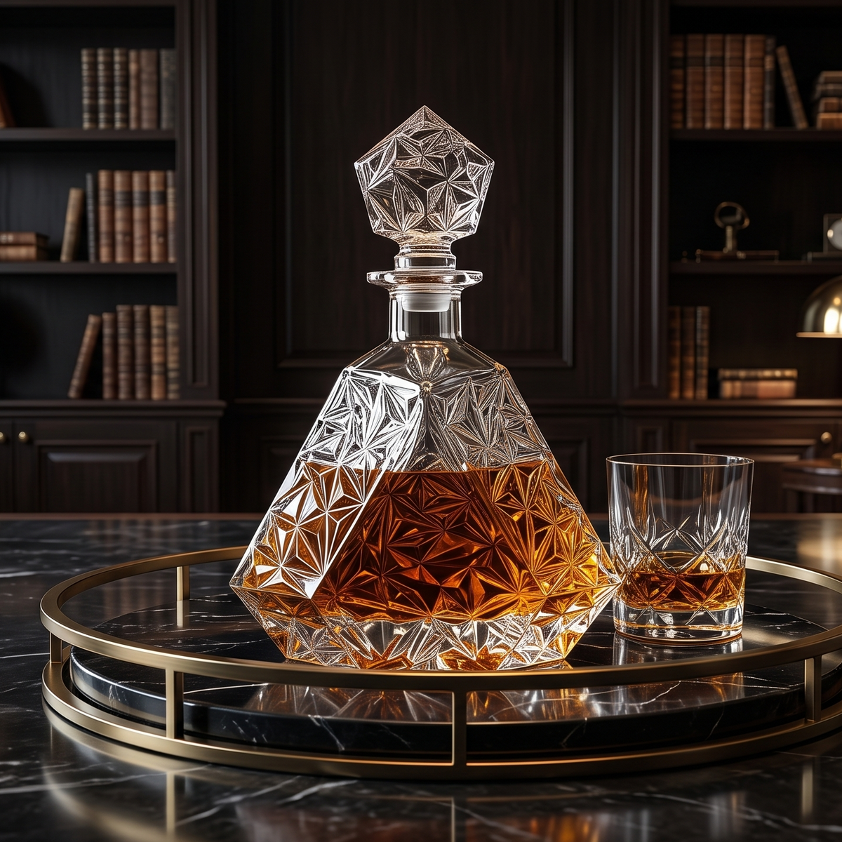 The Gatsby Crystal Decanter
