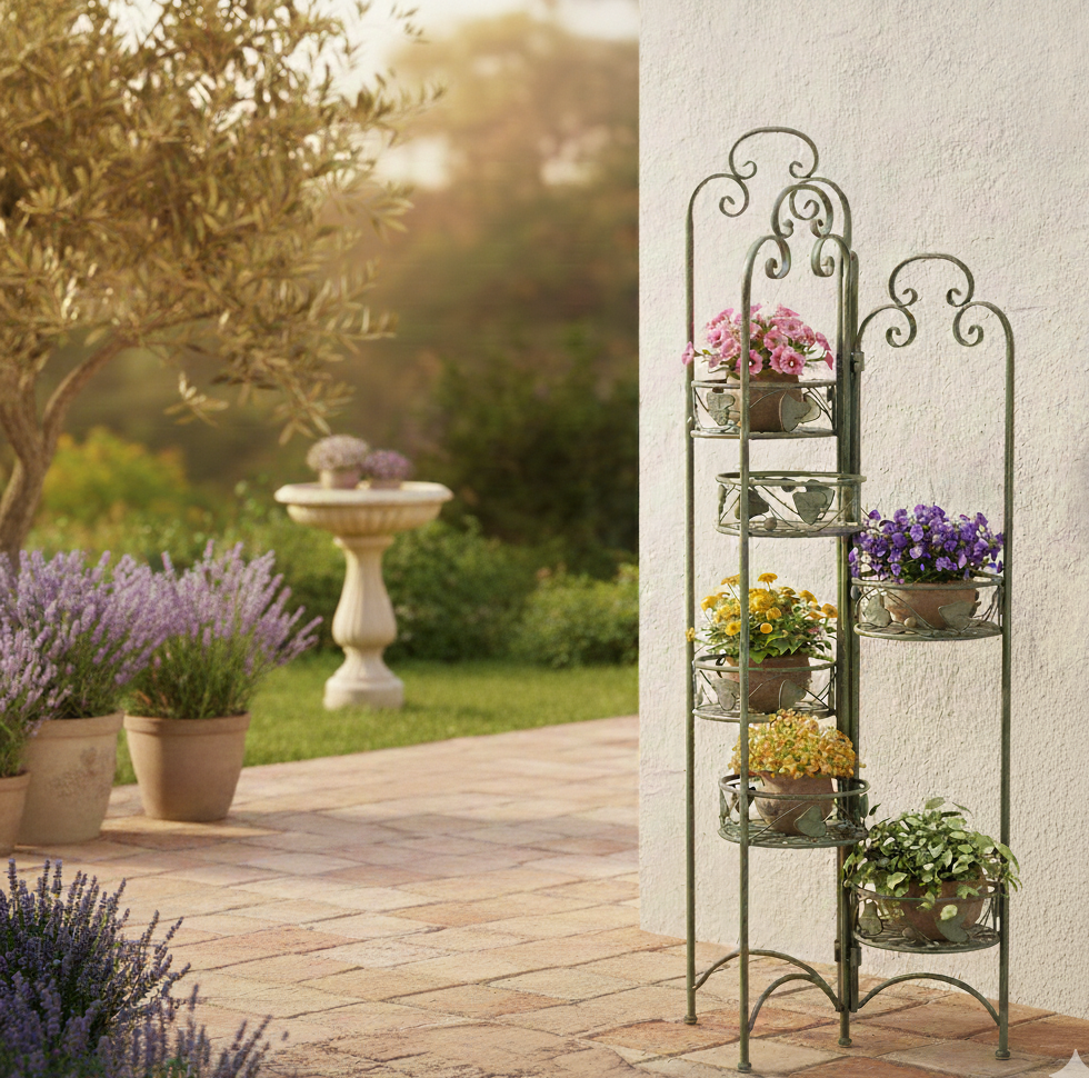 Sage Green Foldable Plant Holder