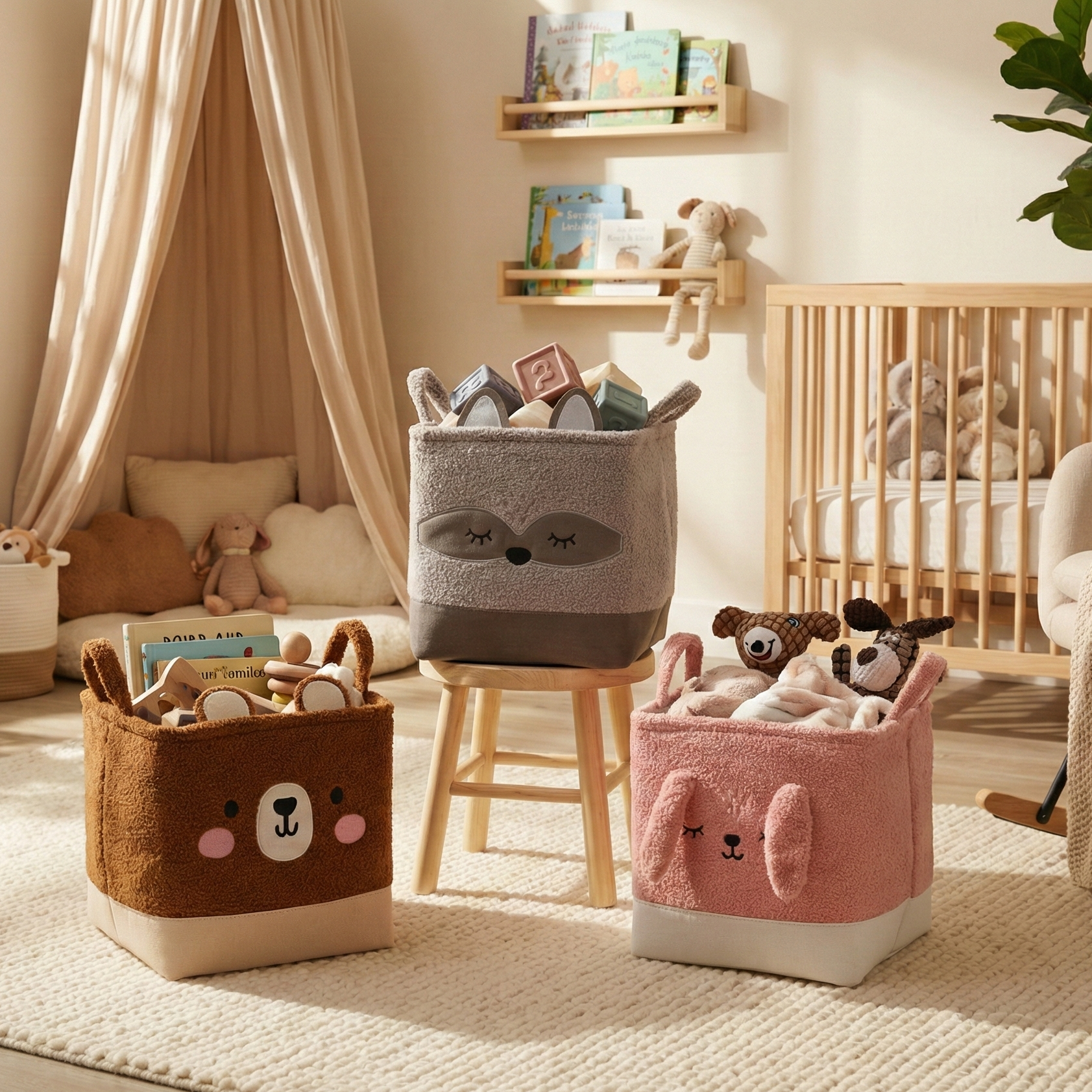 Plushie Buddies Storage Basket (Single)