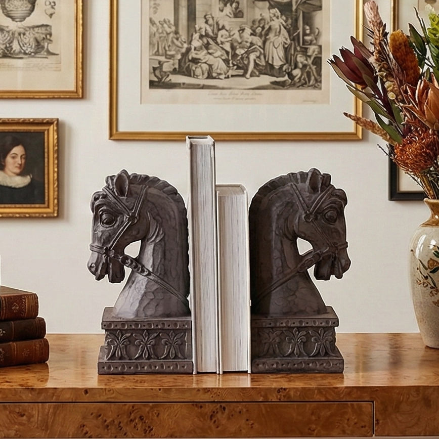 Lucky Horse Bookends