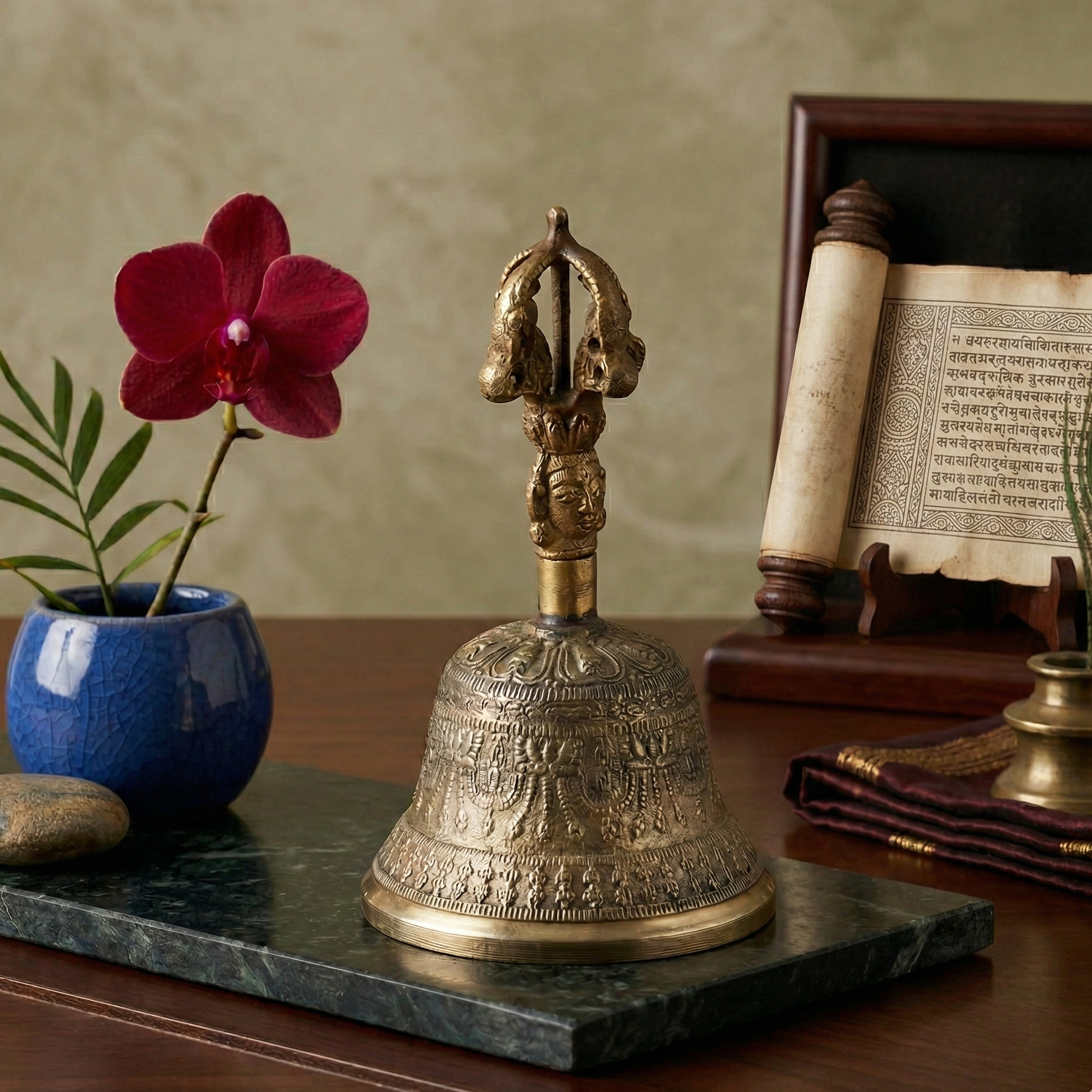 Handcrafted Tibetan Bell (Medium)