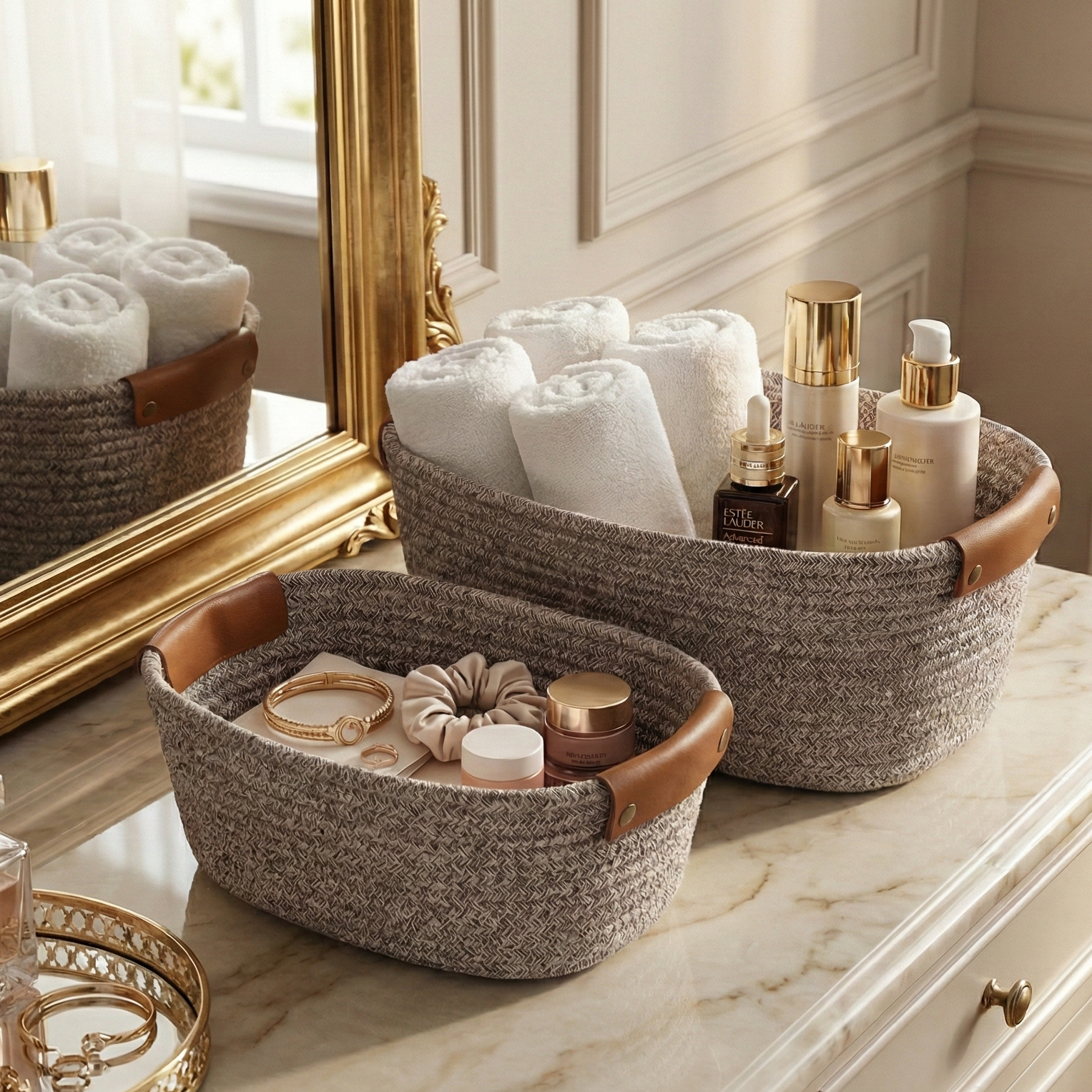 LoftWeave Storage Organizers - Grey (Set of 2)