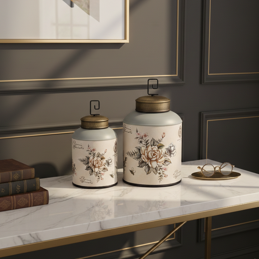 Midnight Floral Jar (Single)