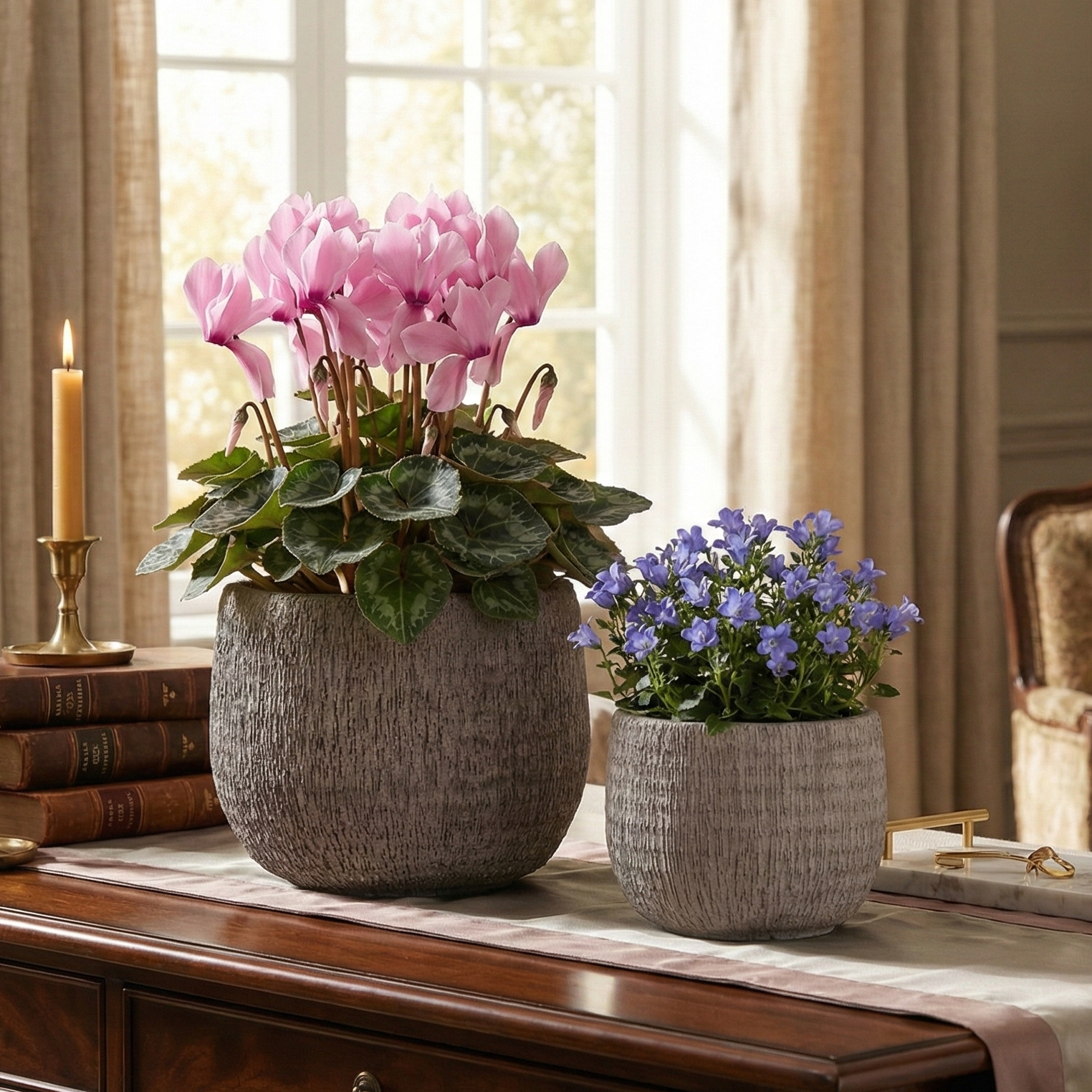 Texture Grey Planter (Single)