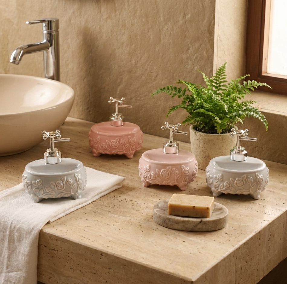 Victorian Basin Shaped Soap Dispenser (Single)