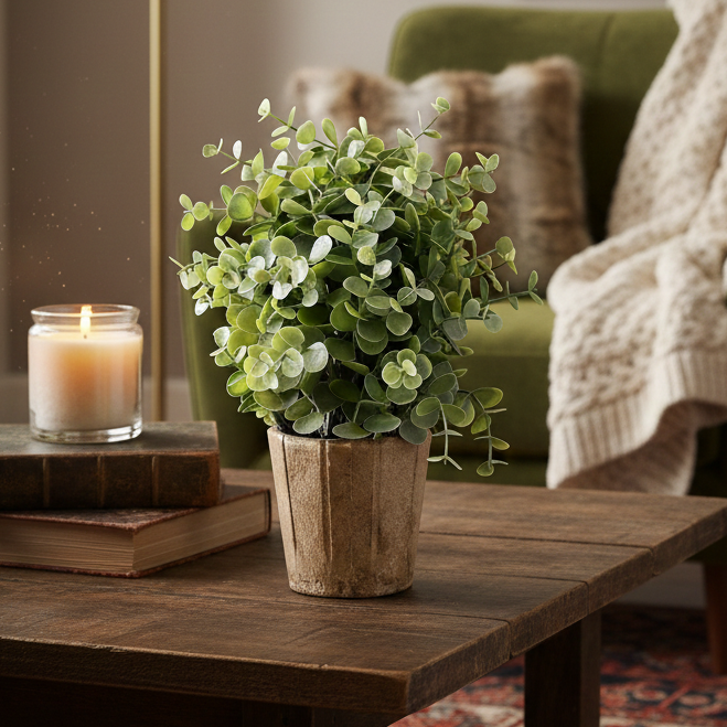 Faux Succulent Bonsai Plant