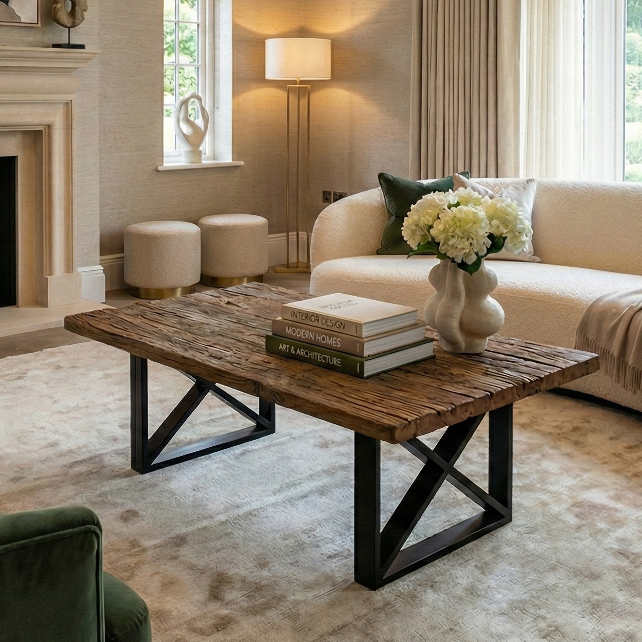 Weathered Wood Coffee Table