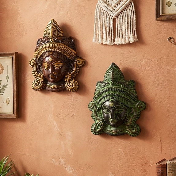 Durga Goddess Wall Mask (Single)