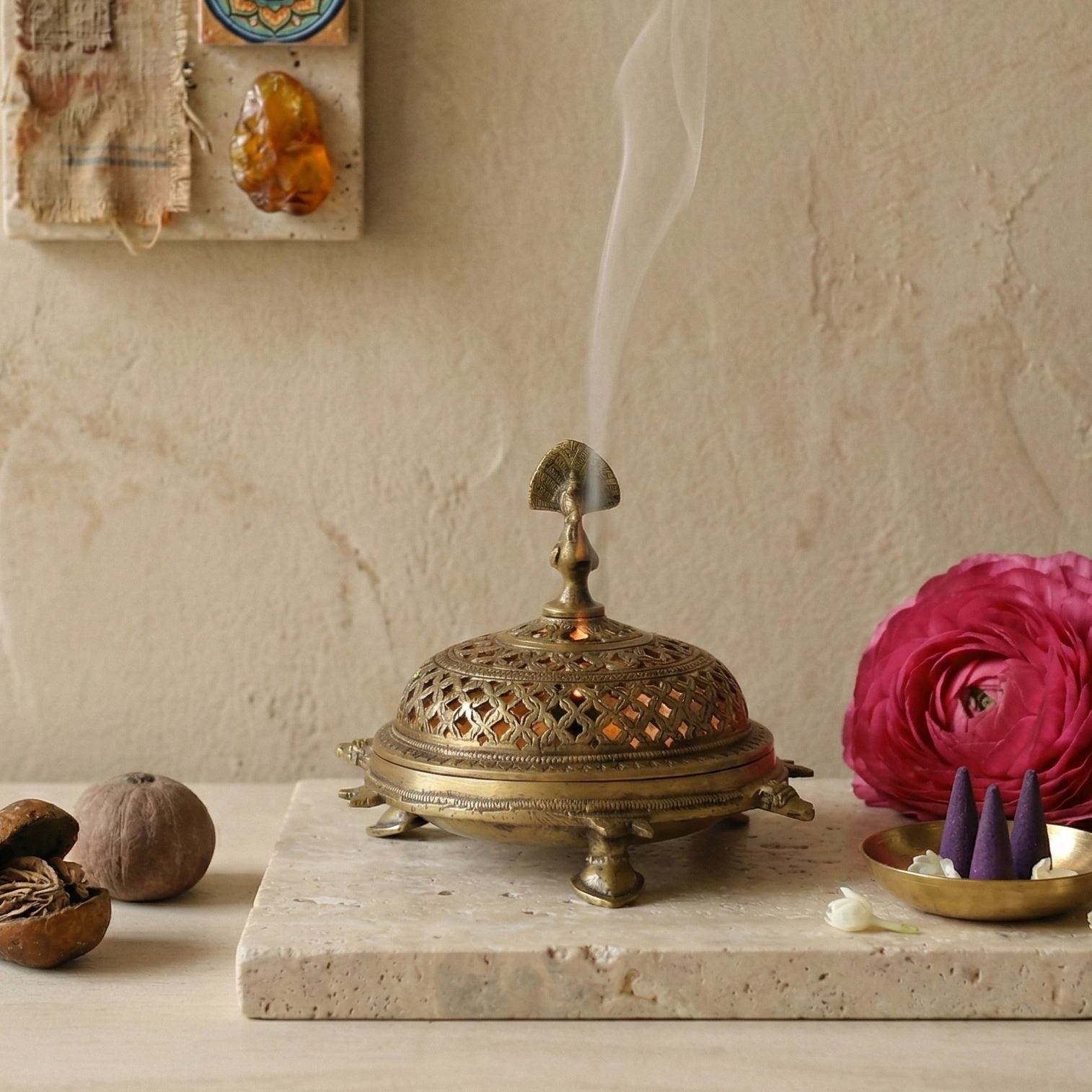 The Turtle Back - Incense Holder