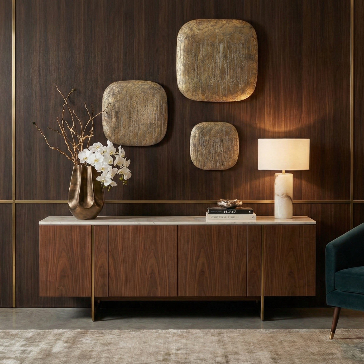 Crisara Textured Wall Hanging (Single)