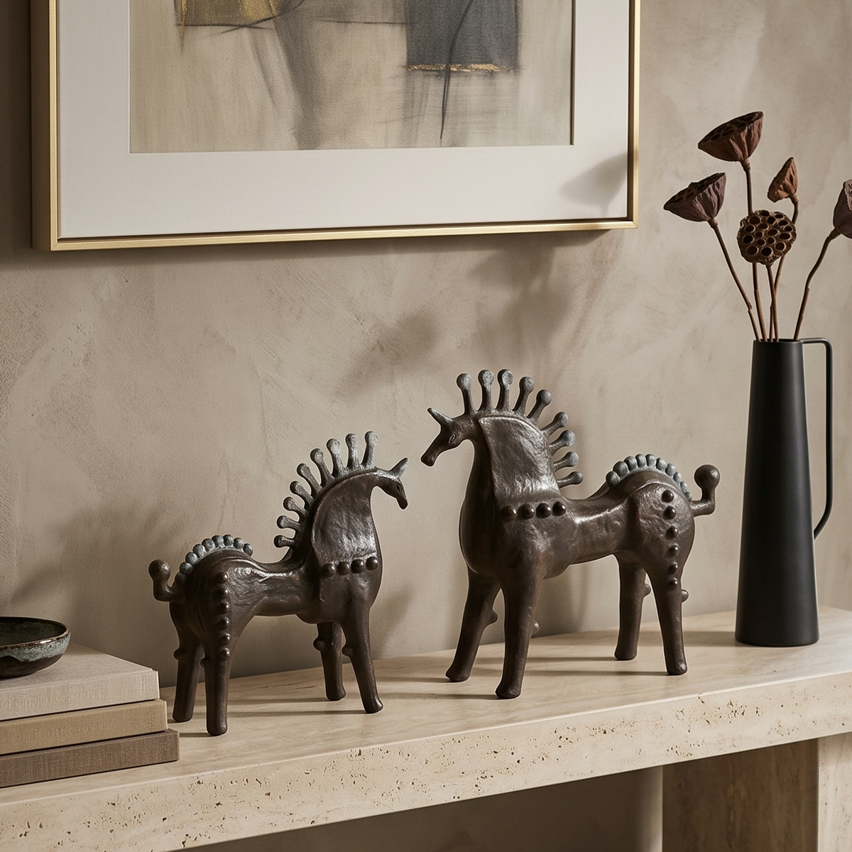 Heritage Stallion Figurine