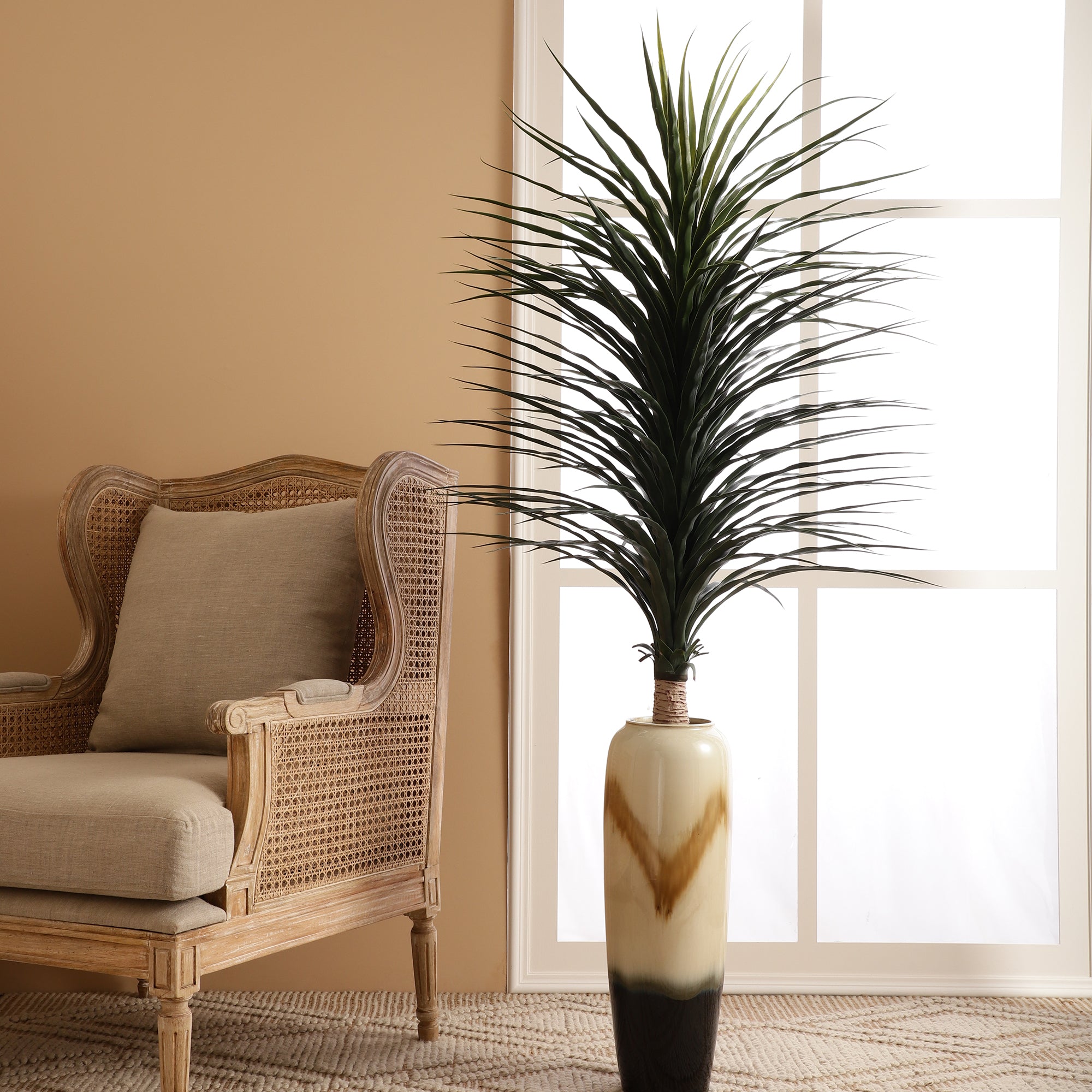 Porcupine Yucca Tall Faux Plant Without Pot